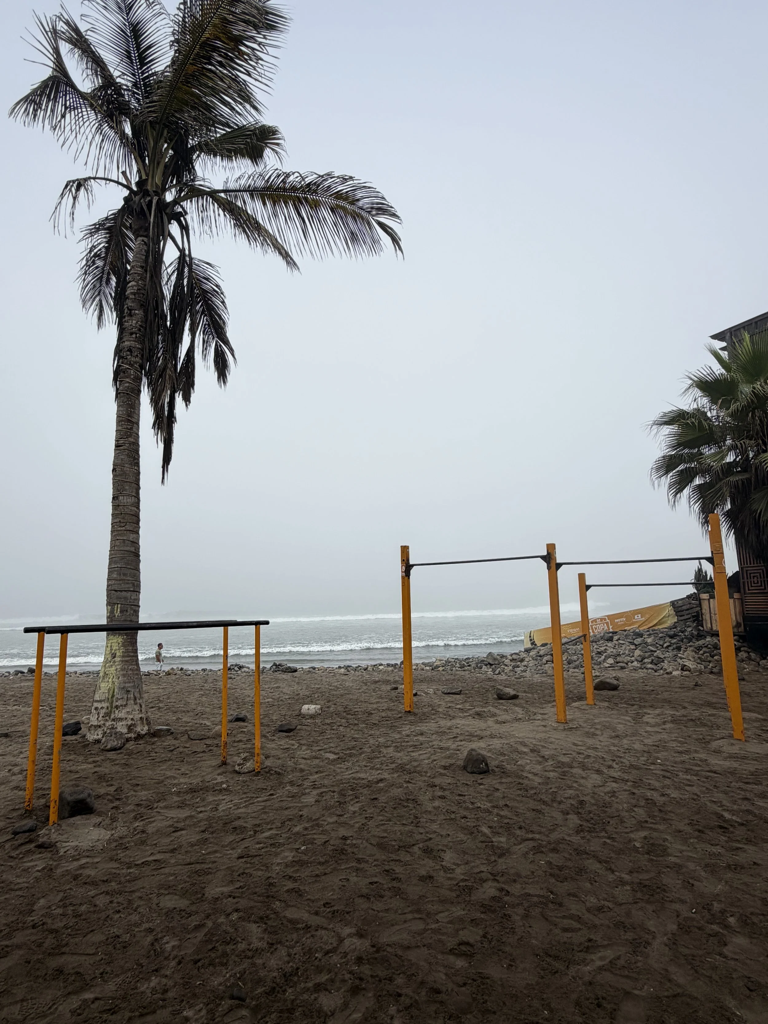 Outdoor gym in Huanchaco Peru