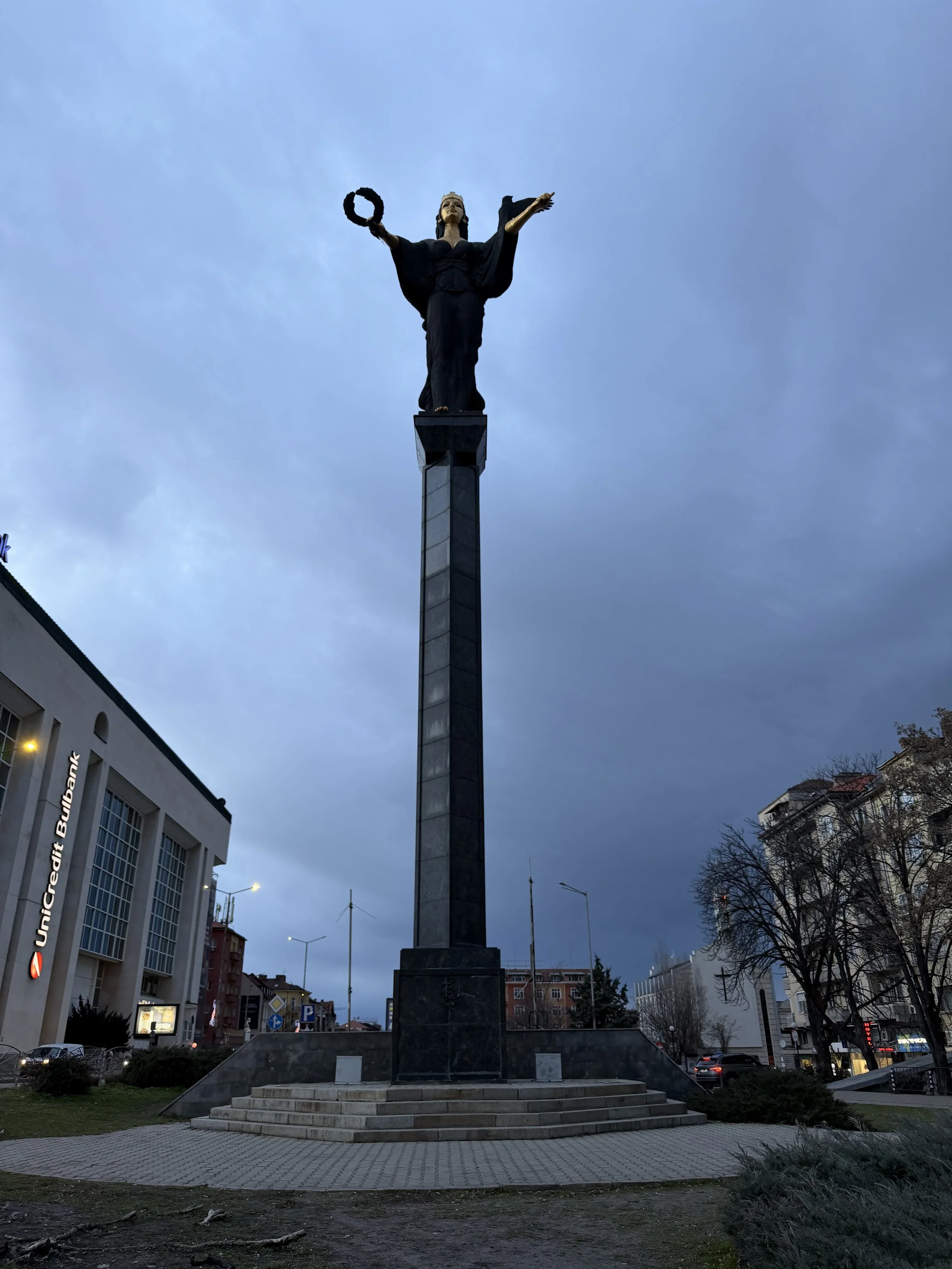 Statue of Saint Sofia in Sofia Bulgaria