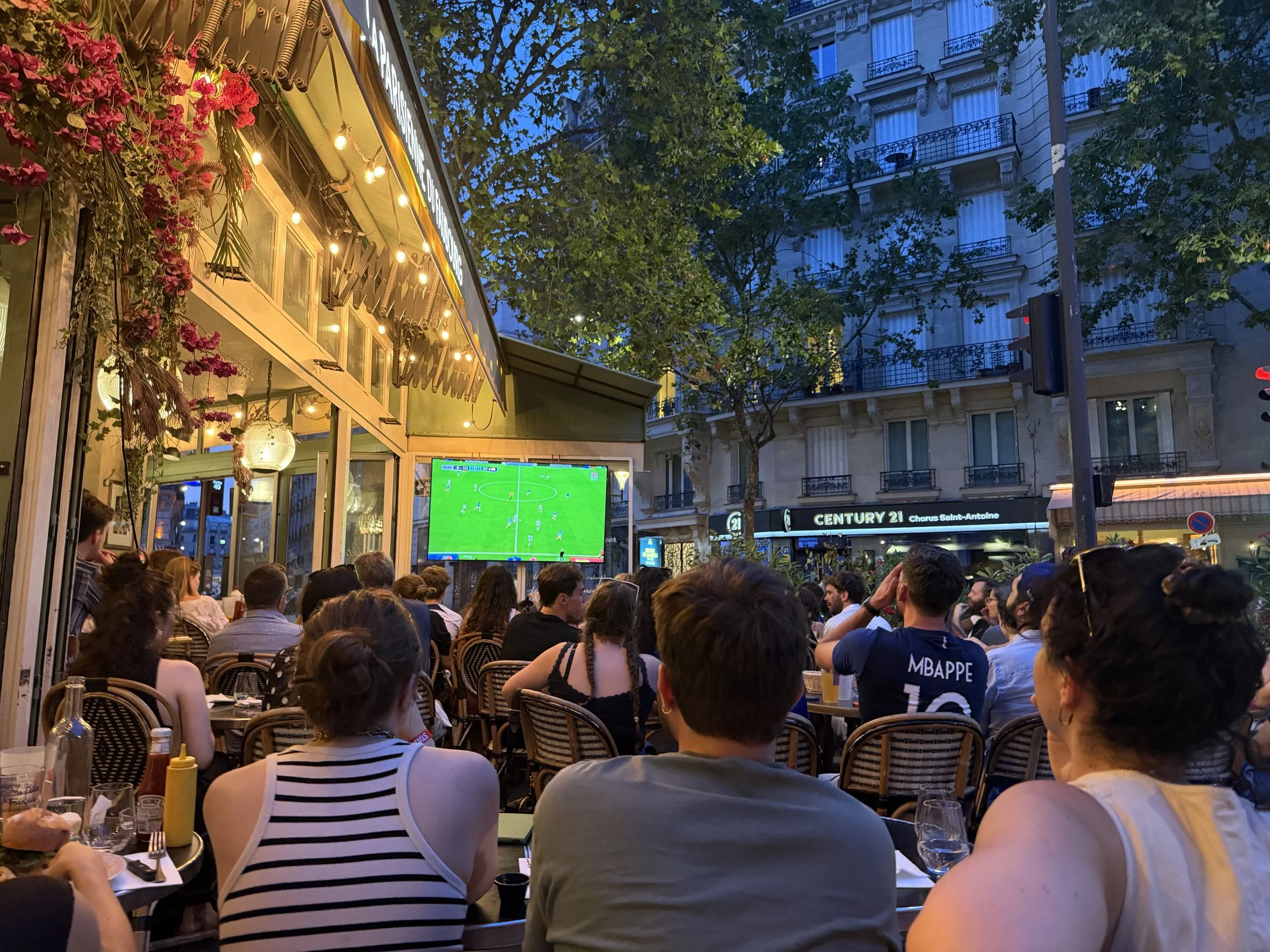 World Cup game in Paris
