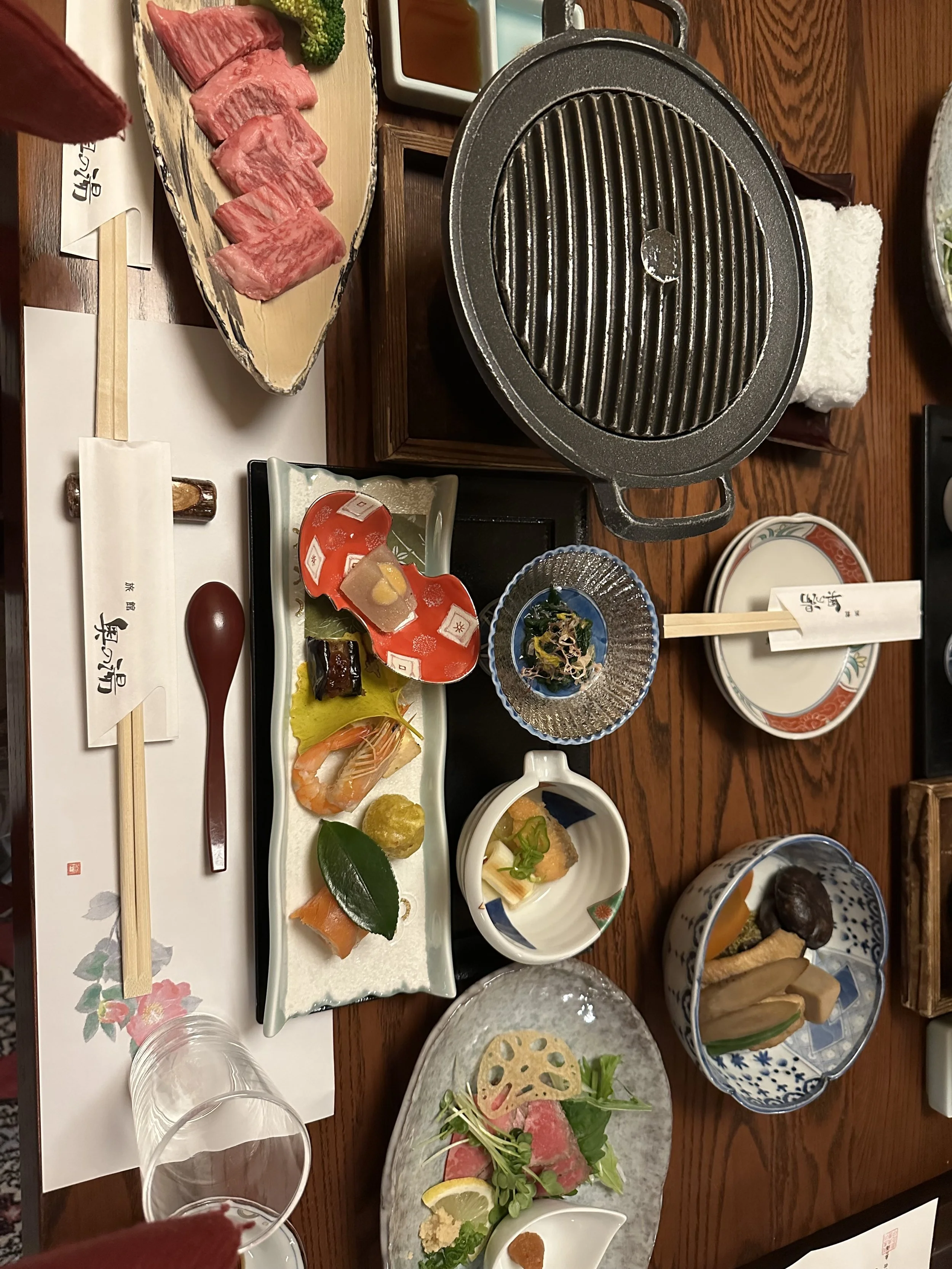 kurokawa onsen dinner