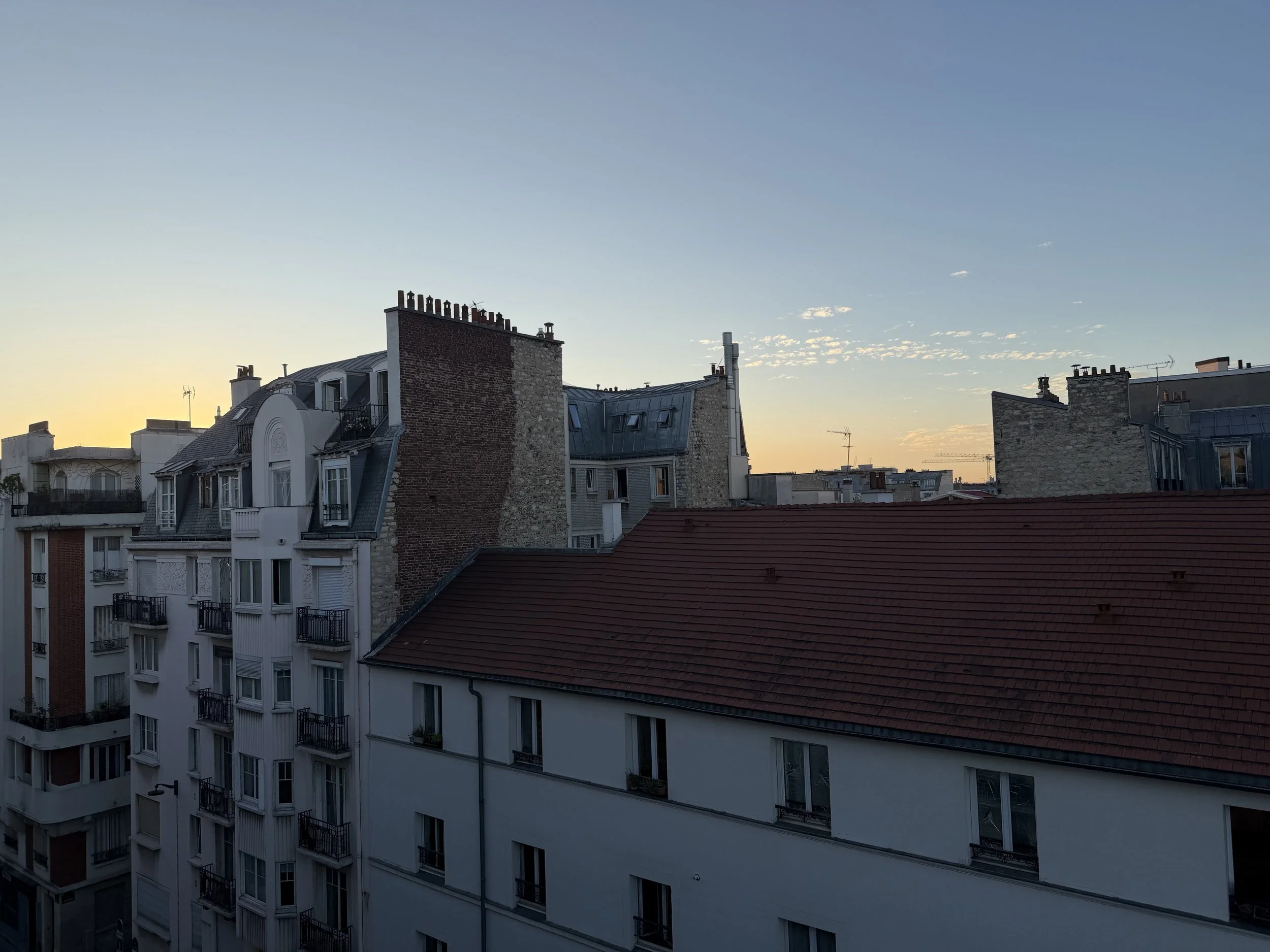 Sunset in Paris