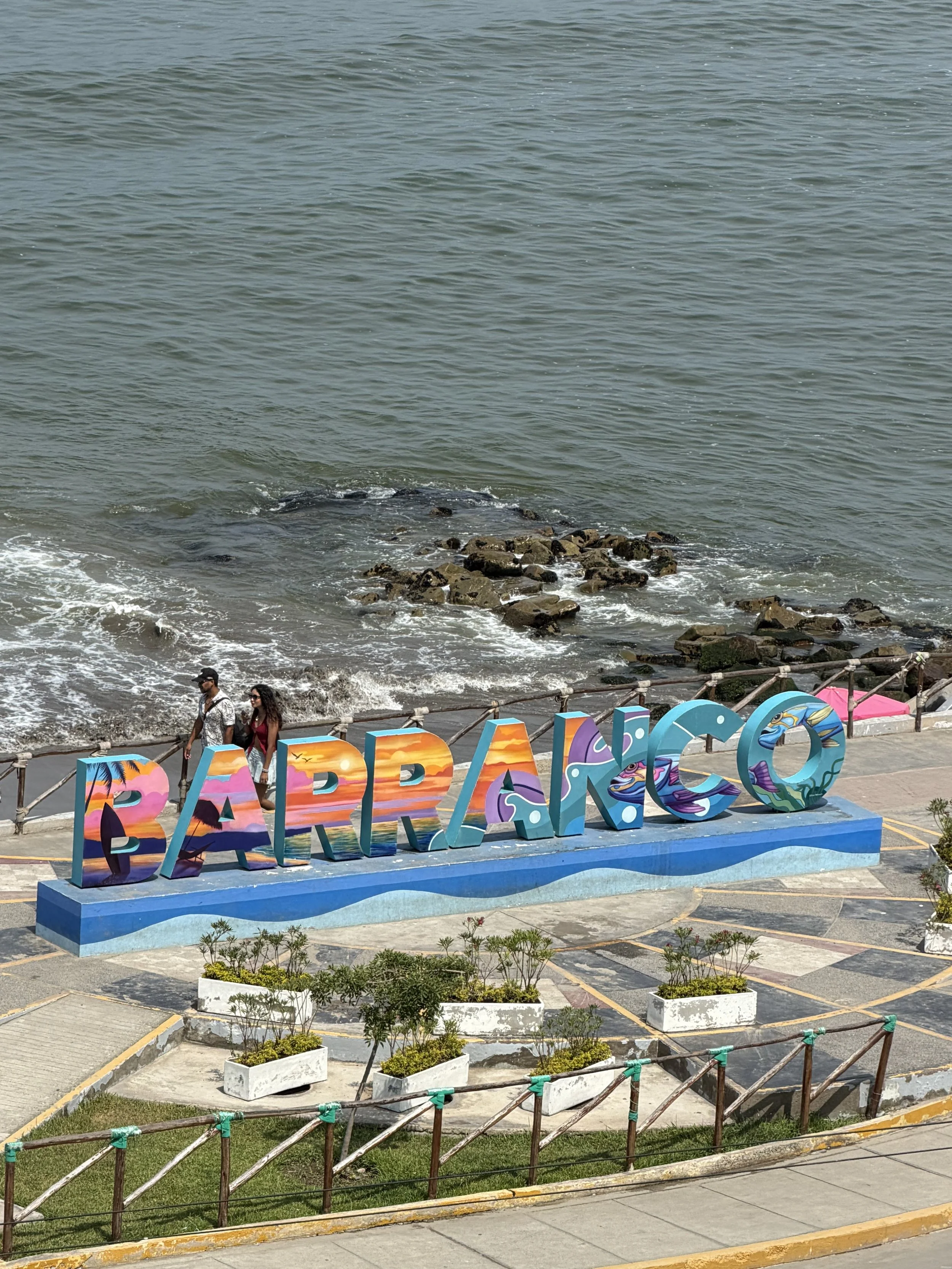 Barranco sign in Lima Peru