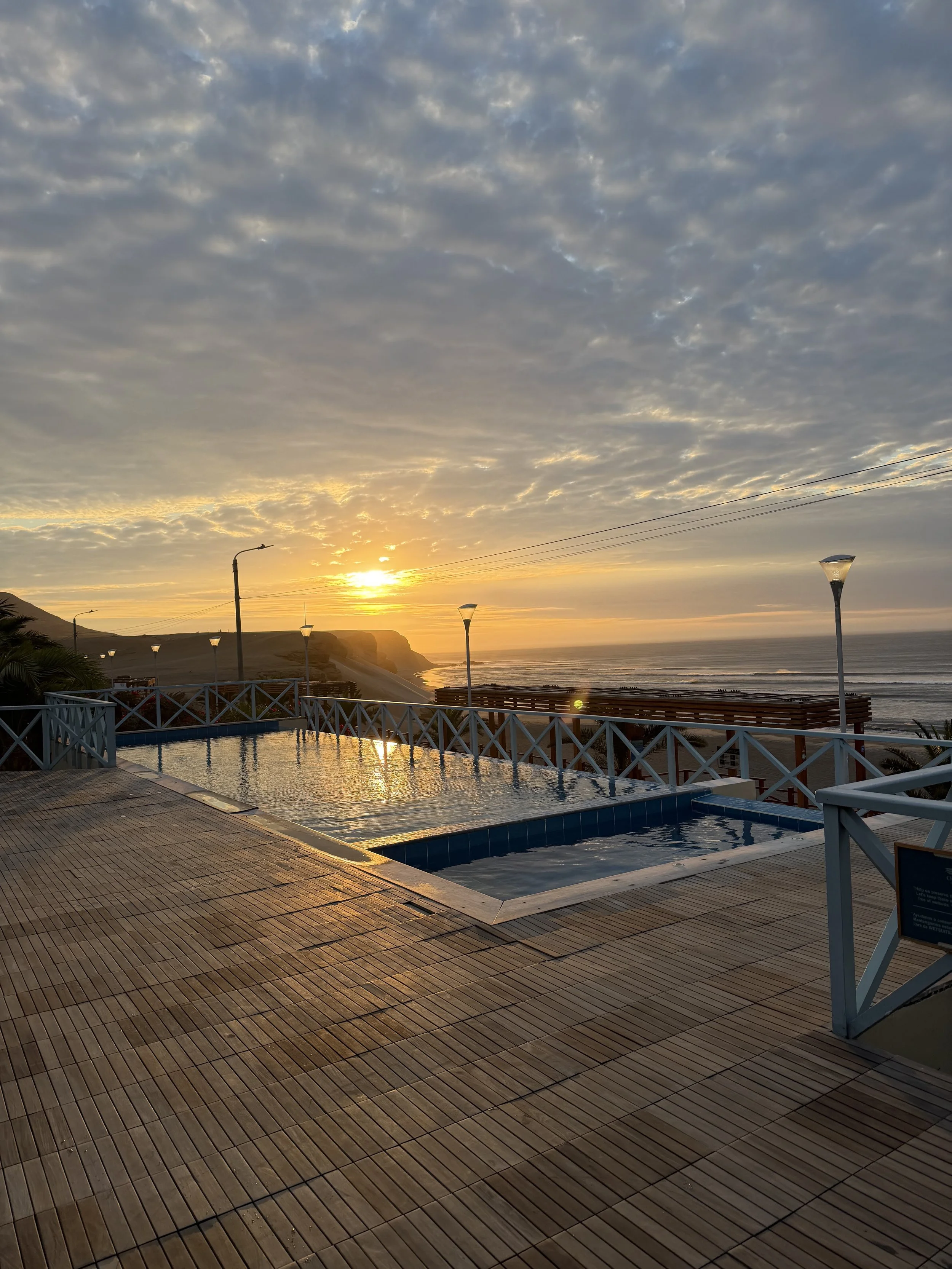 Pool at Chicama Boutique Hotel in Peru