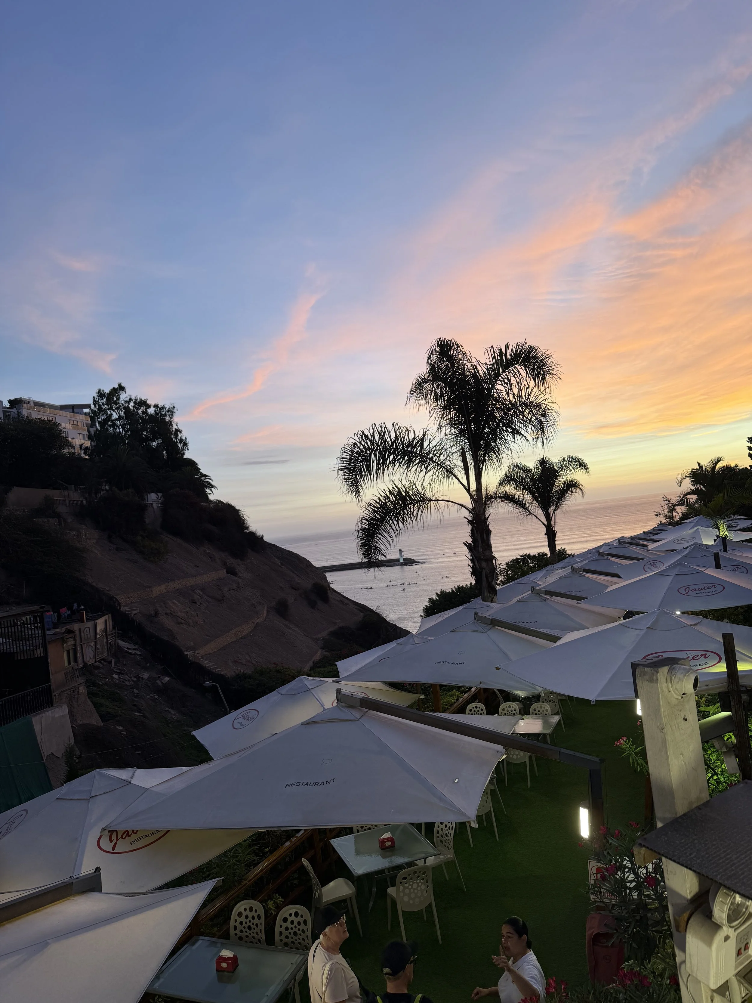 Sunset restaurant in Barranco, Lima, Peru