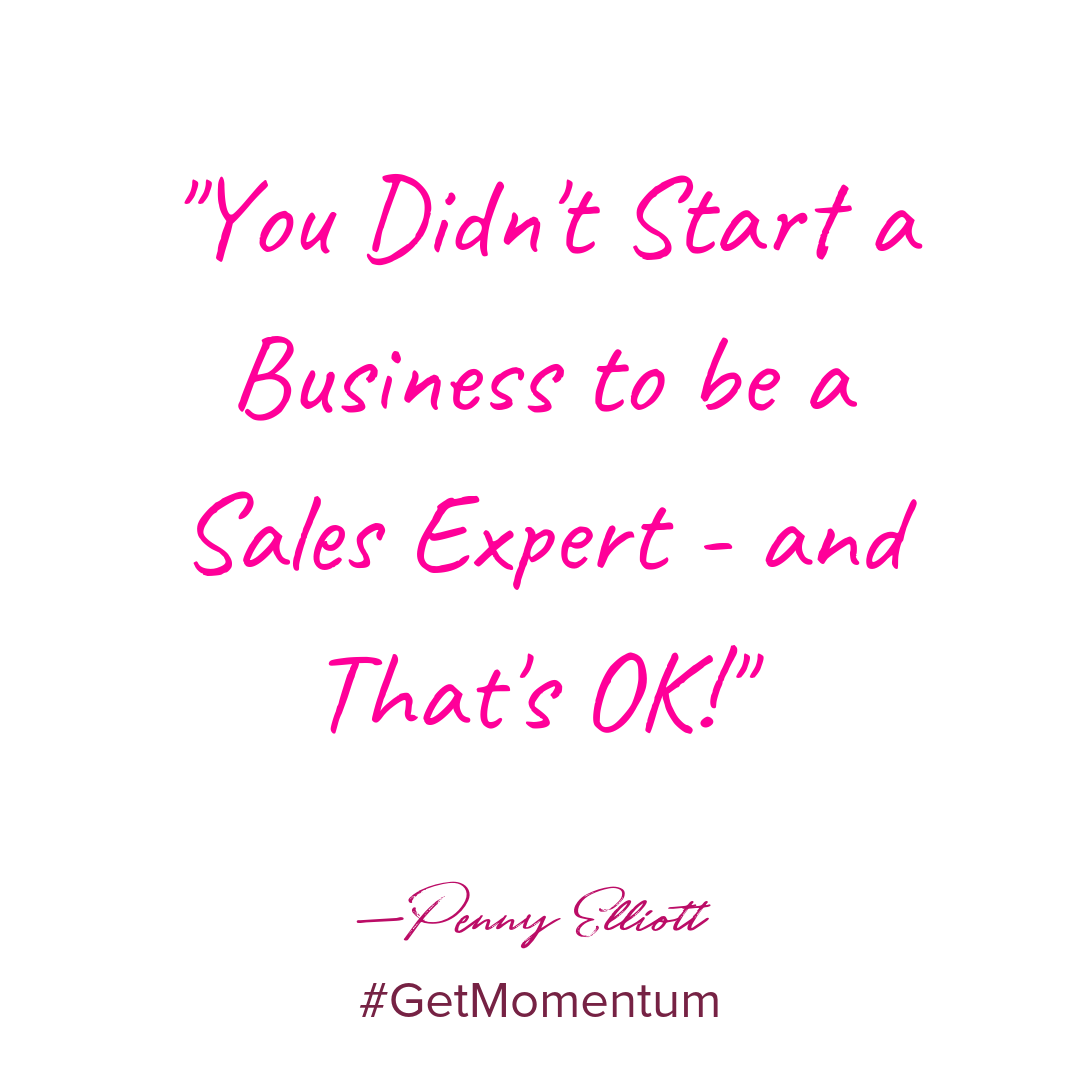 You're not meant to be awesome at sales...YET!