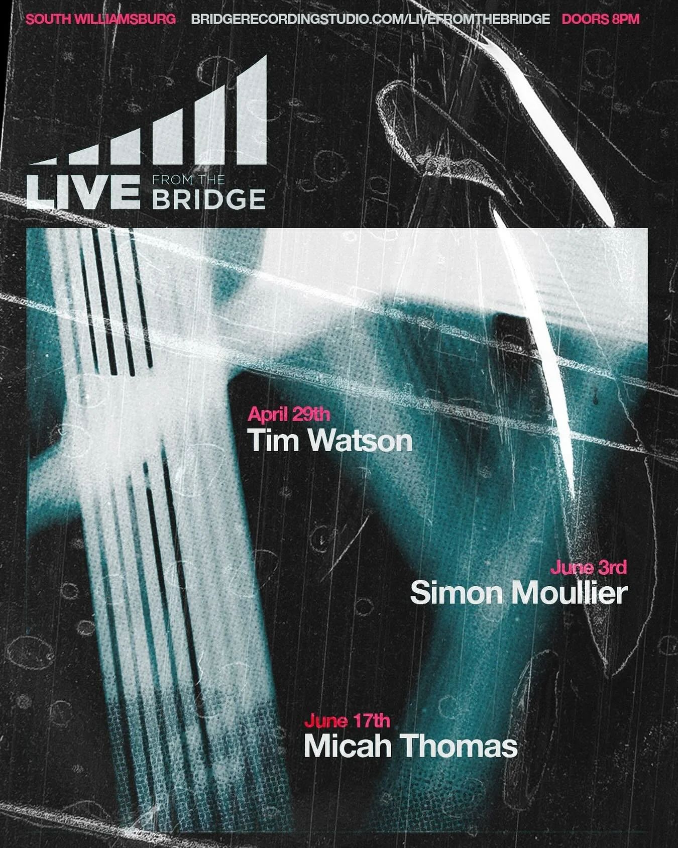 The next wave of Live From The Bridge is here&mdash;Three world renowned musicians on the cutting edge of Jazz and Improvised music. 
Each session is a one-take performance with a small audience present, recorded live at @tothebridgenyc. Tix availabl