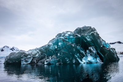 When an iceberg flips. Read the article in Smithsonian Mag here .