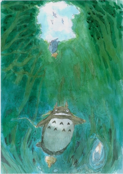 For Iman, who gave us a world. From The Art of My Neighbor Totoro , by Hazao Miyazaki (2005)