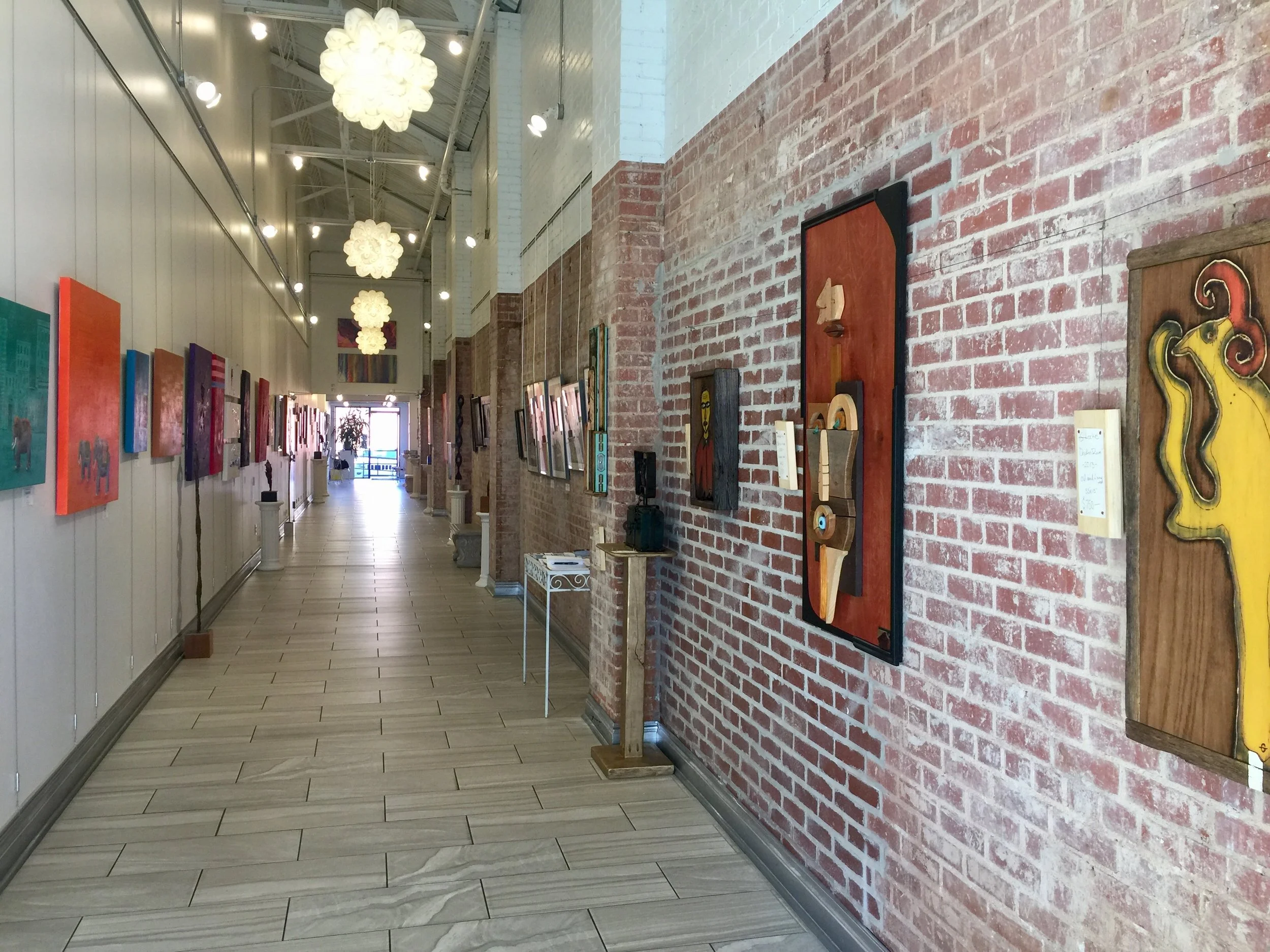 Installation View, facing North