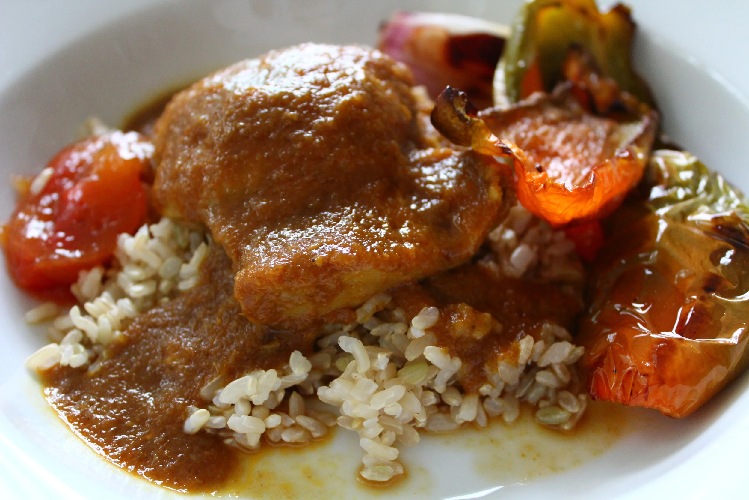 Chicken Curry Bowl with Mango Chutney