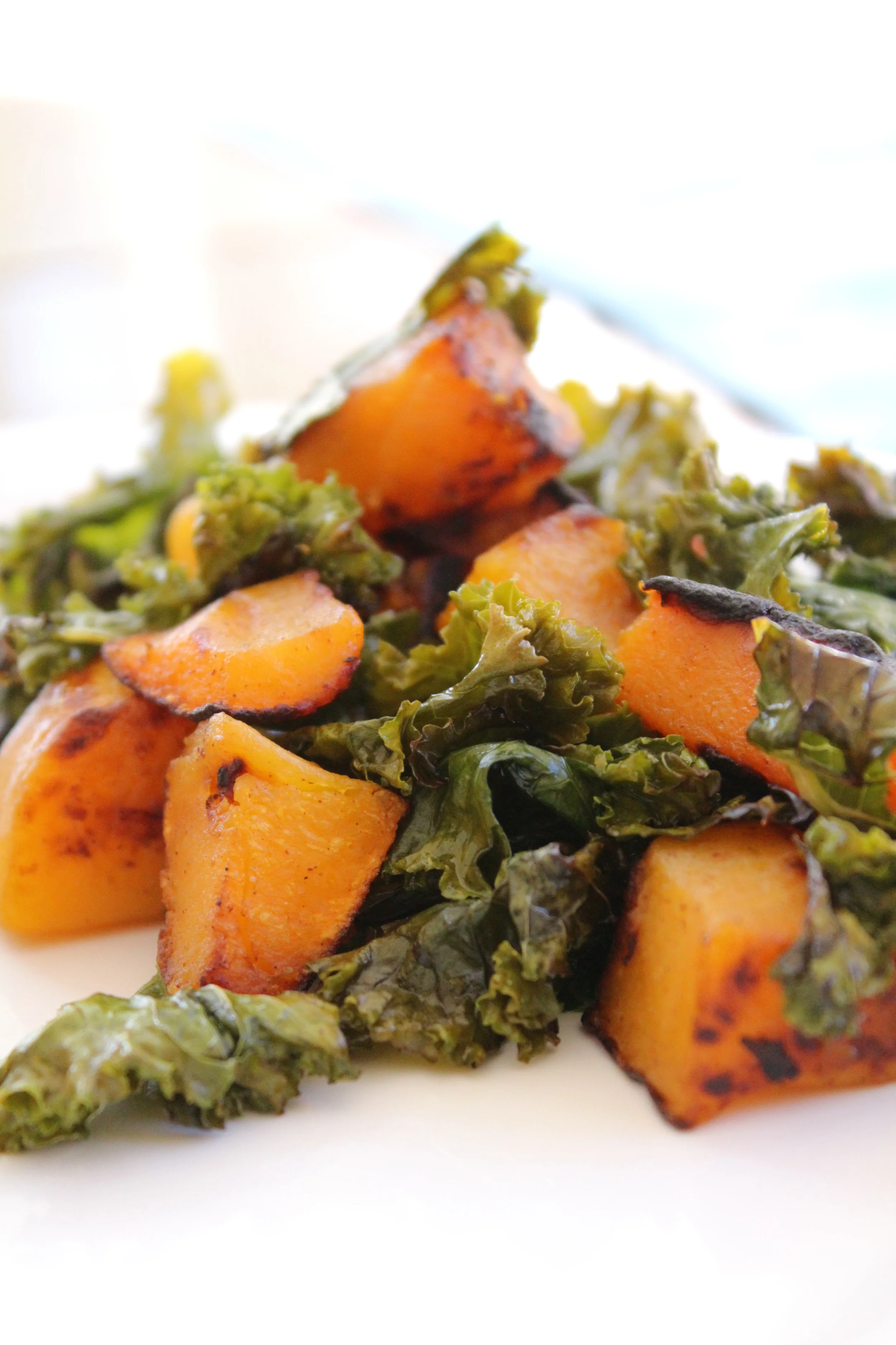 Butternut Squash and Kale Sauté