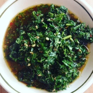 Carrot Top Chimichurri