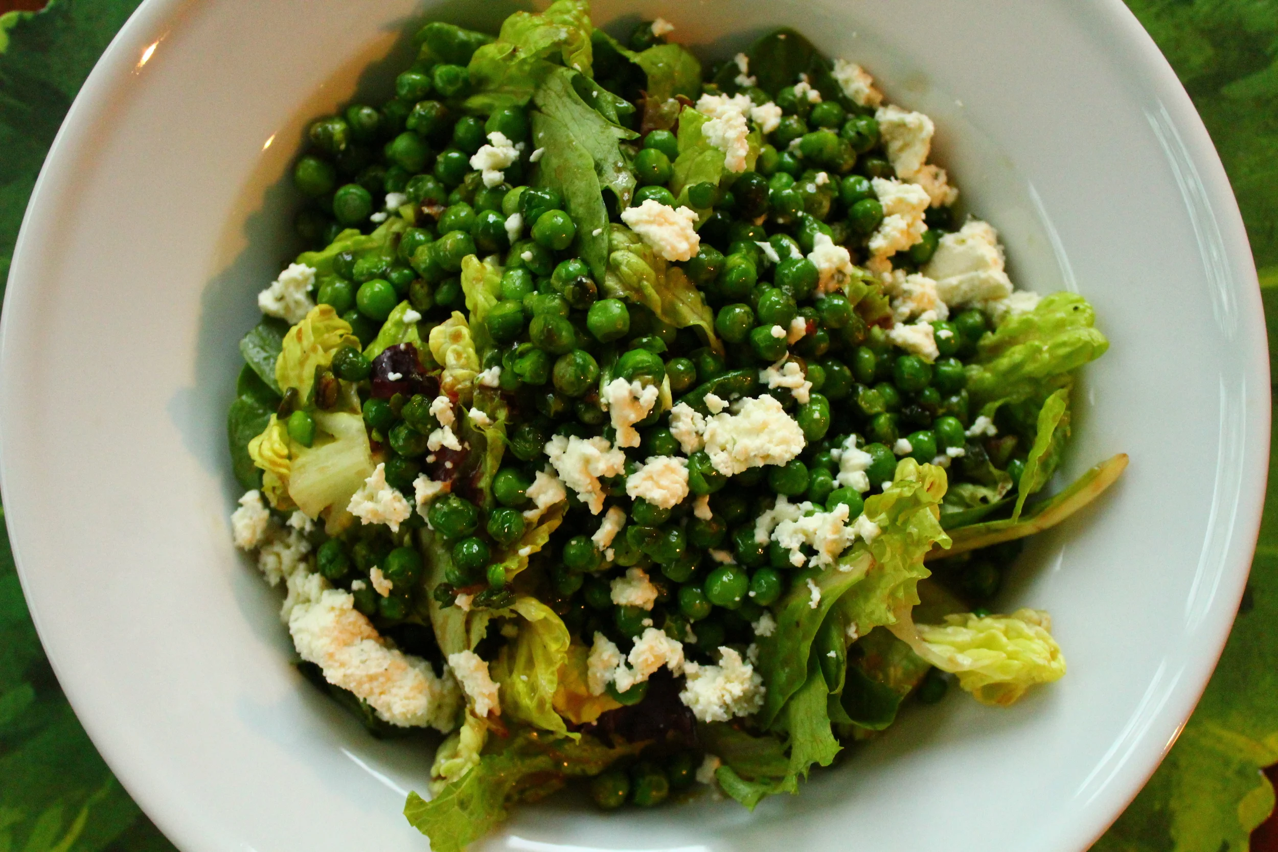 Spring Pea and Green Onion Salad