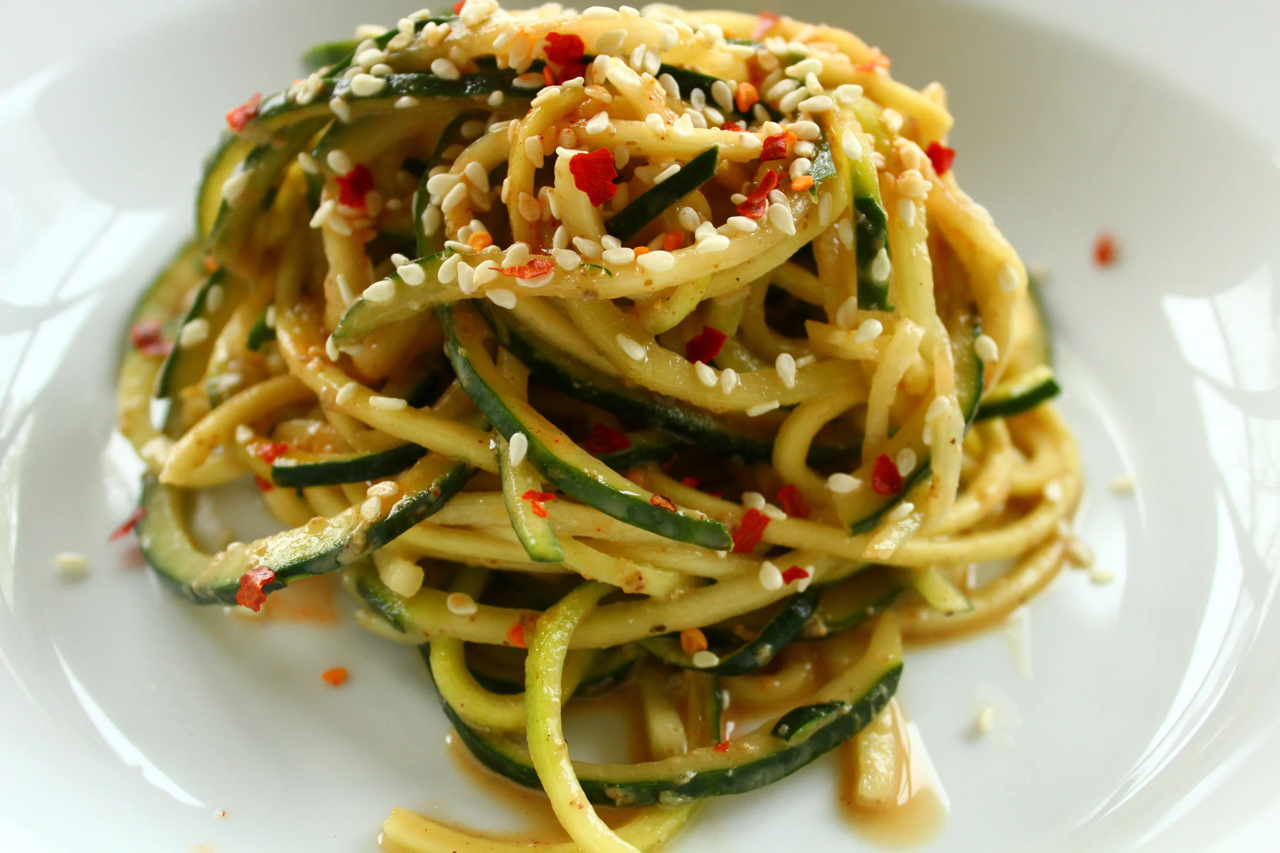 Noodles with Sesame Peanut Sauce