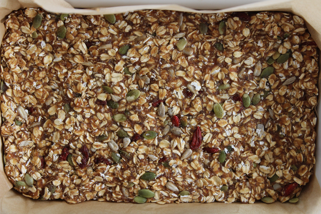 The ultimate healthy snack and breakfast meal prep recipe to keep you energized and satisfied! Chewy Trail Mix Bars (Raw, Vegan) is simple, quick, and easy!