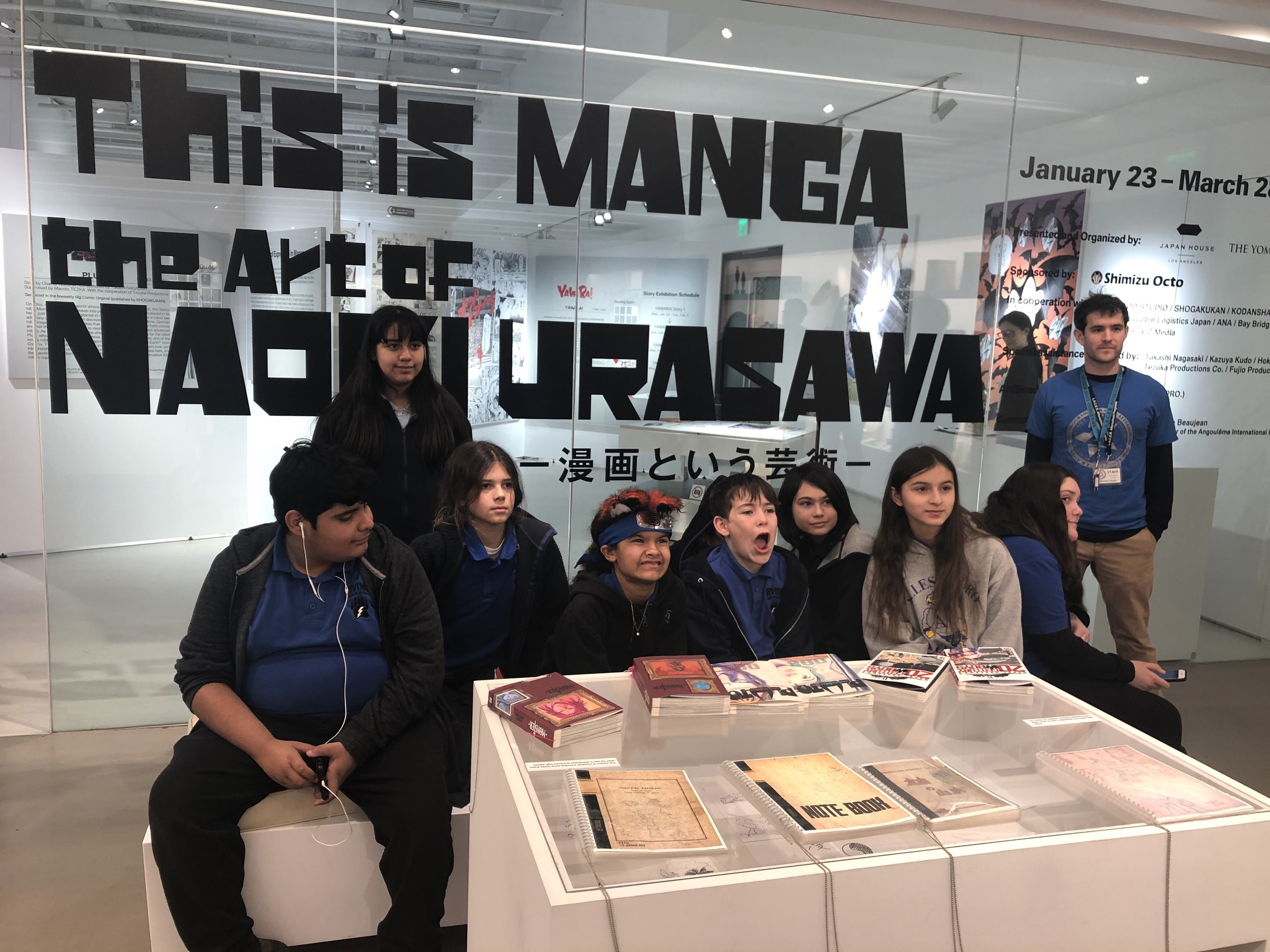 LACER Irving Art Students Attend "This is Manga" Art Show at Japan House