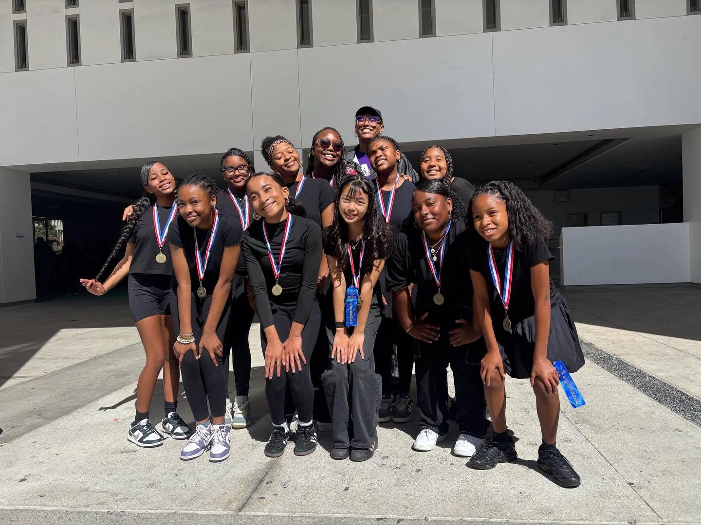 The @galacademyla step team had their community debut at the LAUSD ETO 2nd Annual STEAM Fest! Formed just a month ago, this group has put in serious effort to perfect their performance. 
#lacerafterschoolprograms 
#stepdanceteam
#highschoolmiddlescho