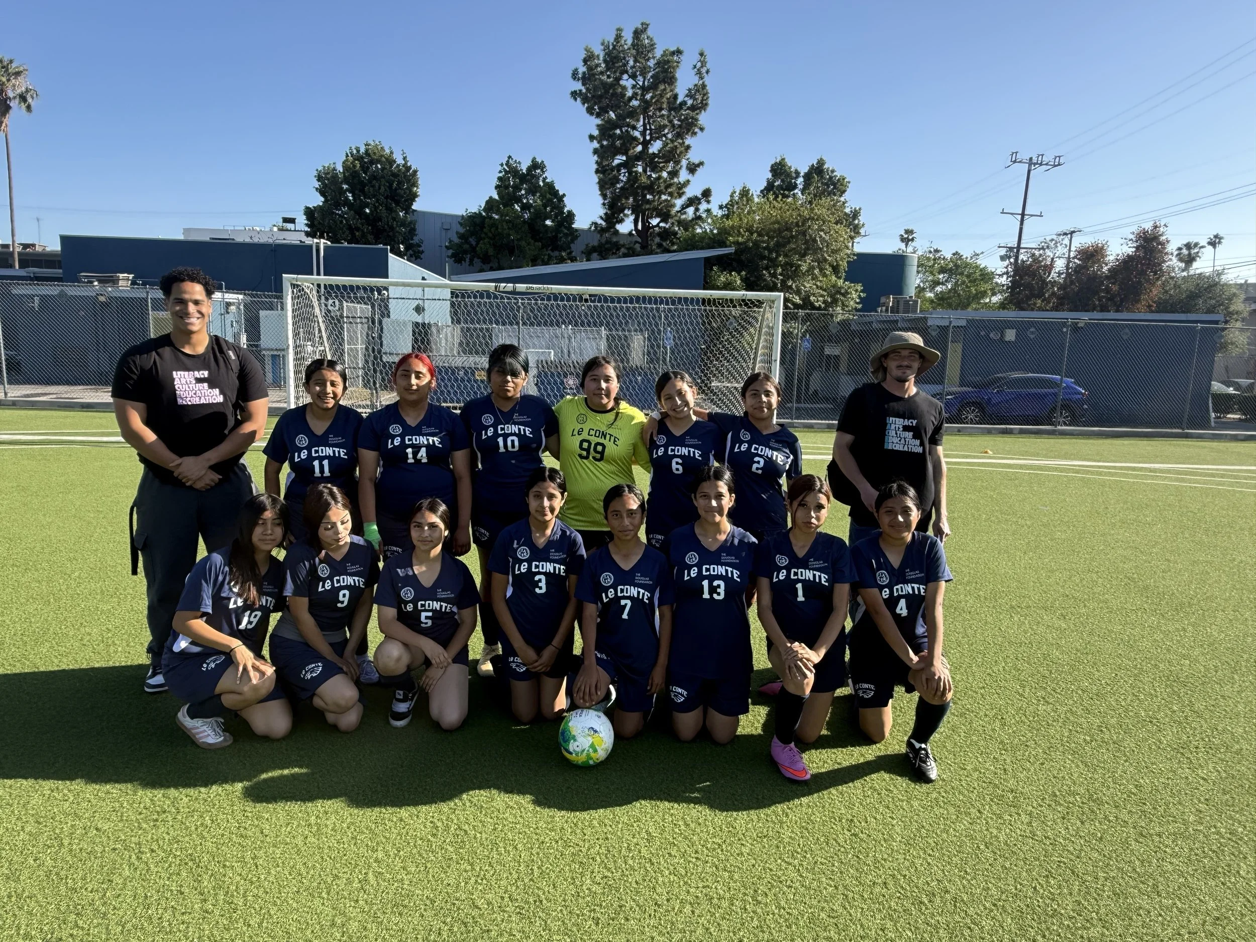 Le Conte Girls Soccer Team Spring 2026.jpeg