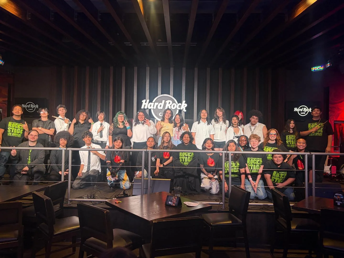 THANK YOU to @hardrockla for hosting another @lacerafterschool &ldquo;Rock the Stage&rdquo; showcase for our middle and high school rock band students! 🎸✨

The performances were electrifying&mdash;and it was incredible to see our young musicians con