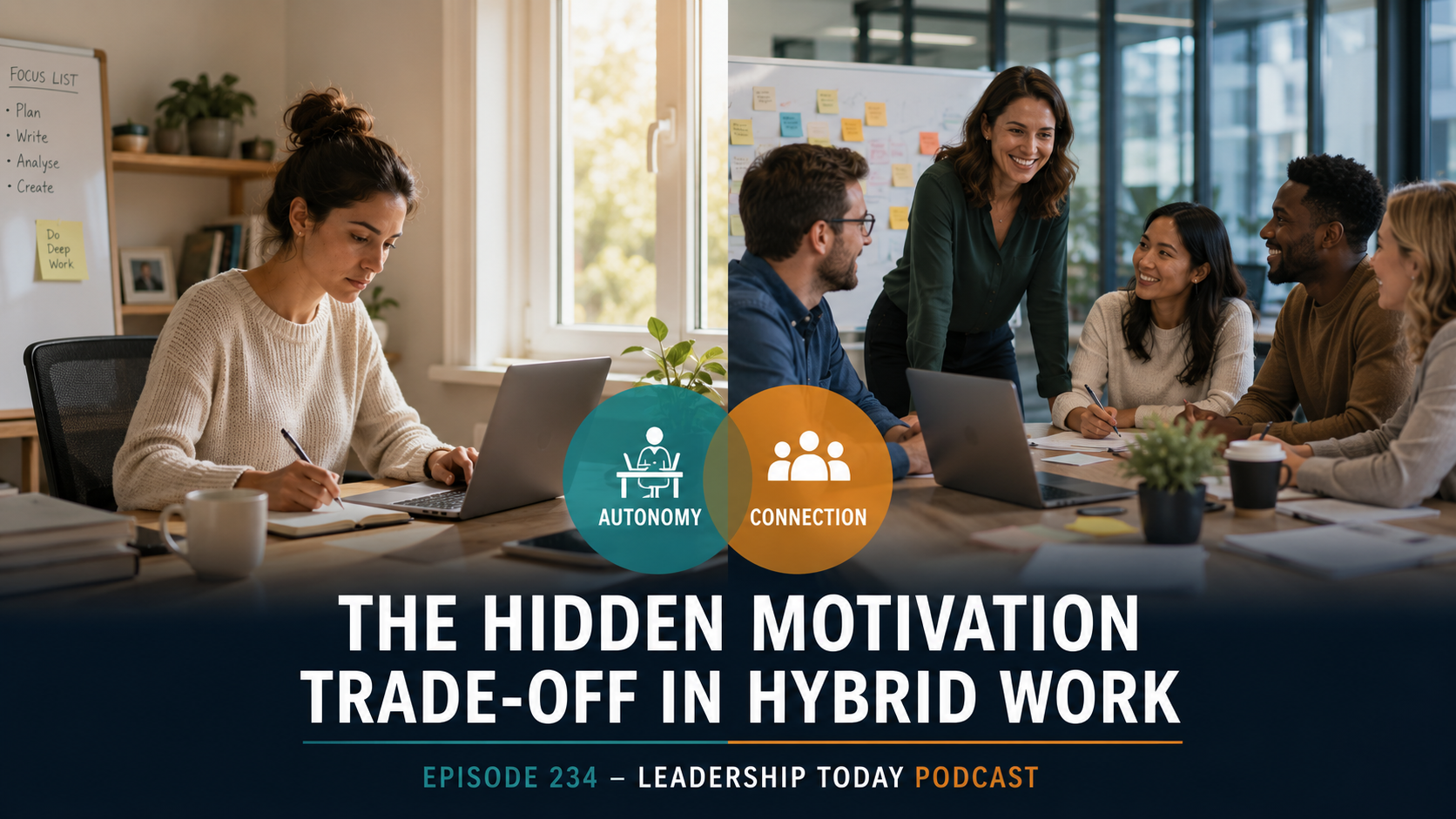 Episode 234 - The Hidden Motivation Trade-Off in Hybrid Work