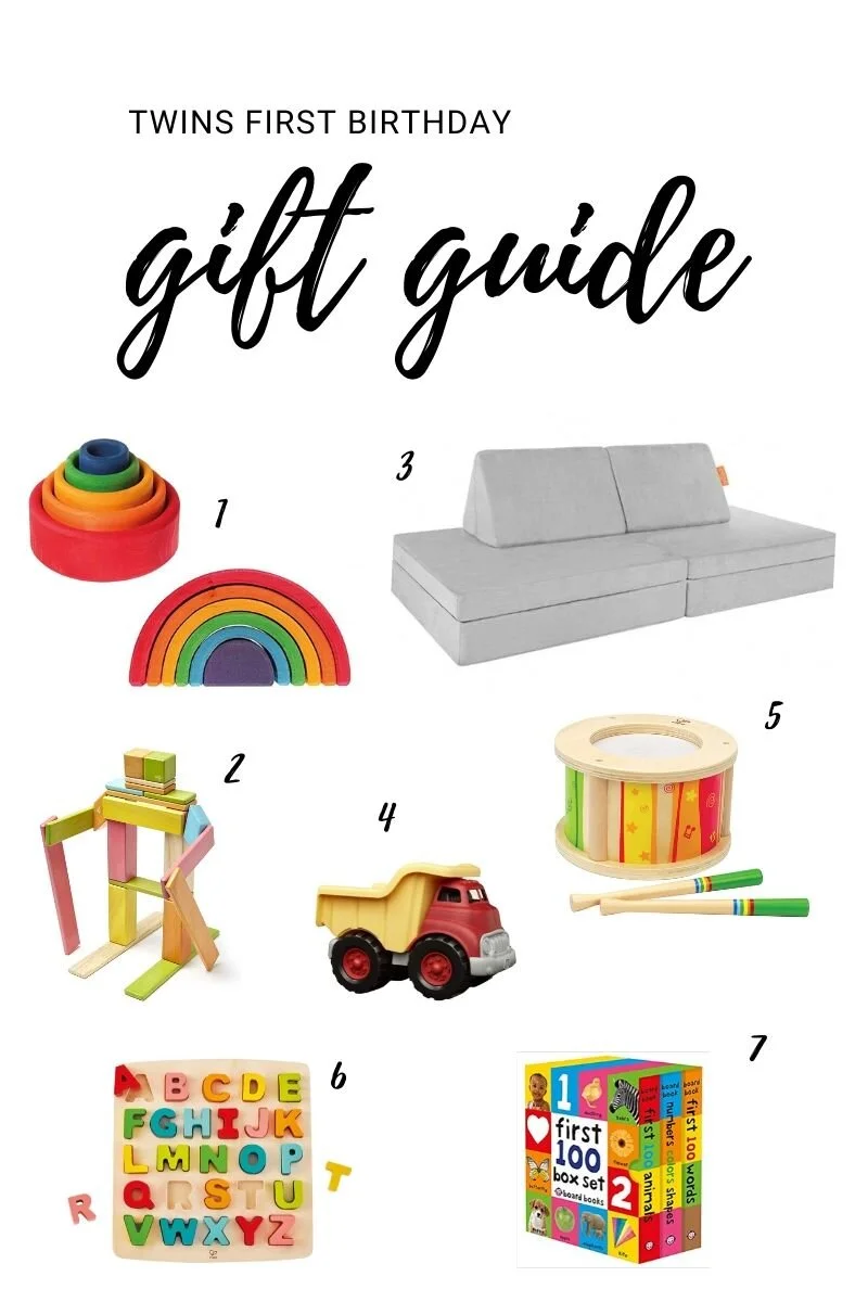 unique gifts for twins first birthday