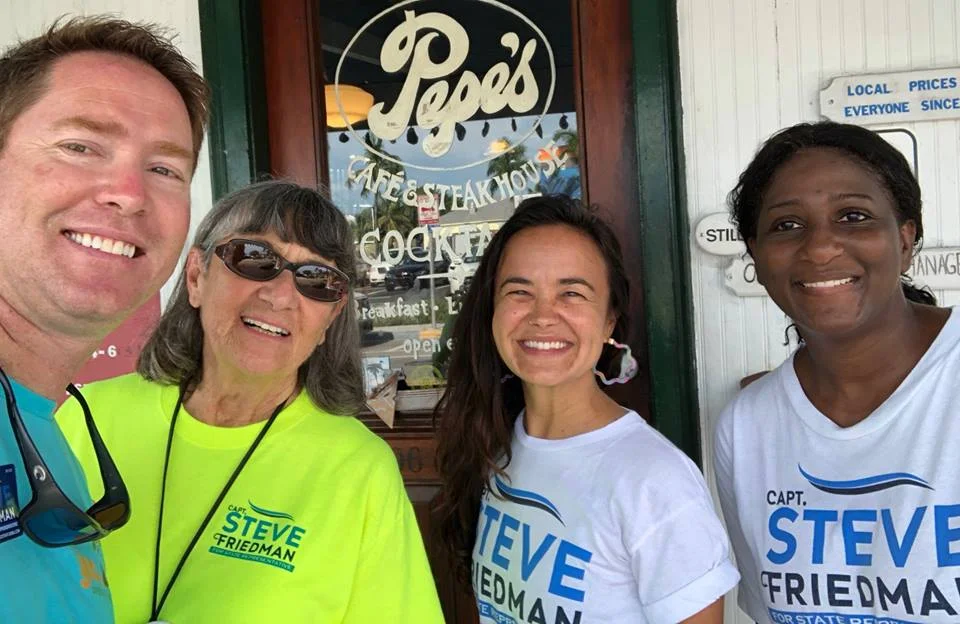 Steve Friedman is walking the walk in Key West!