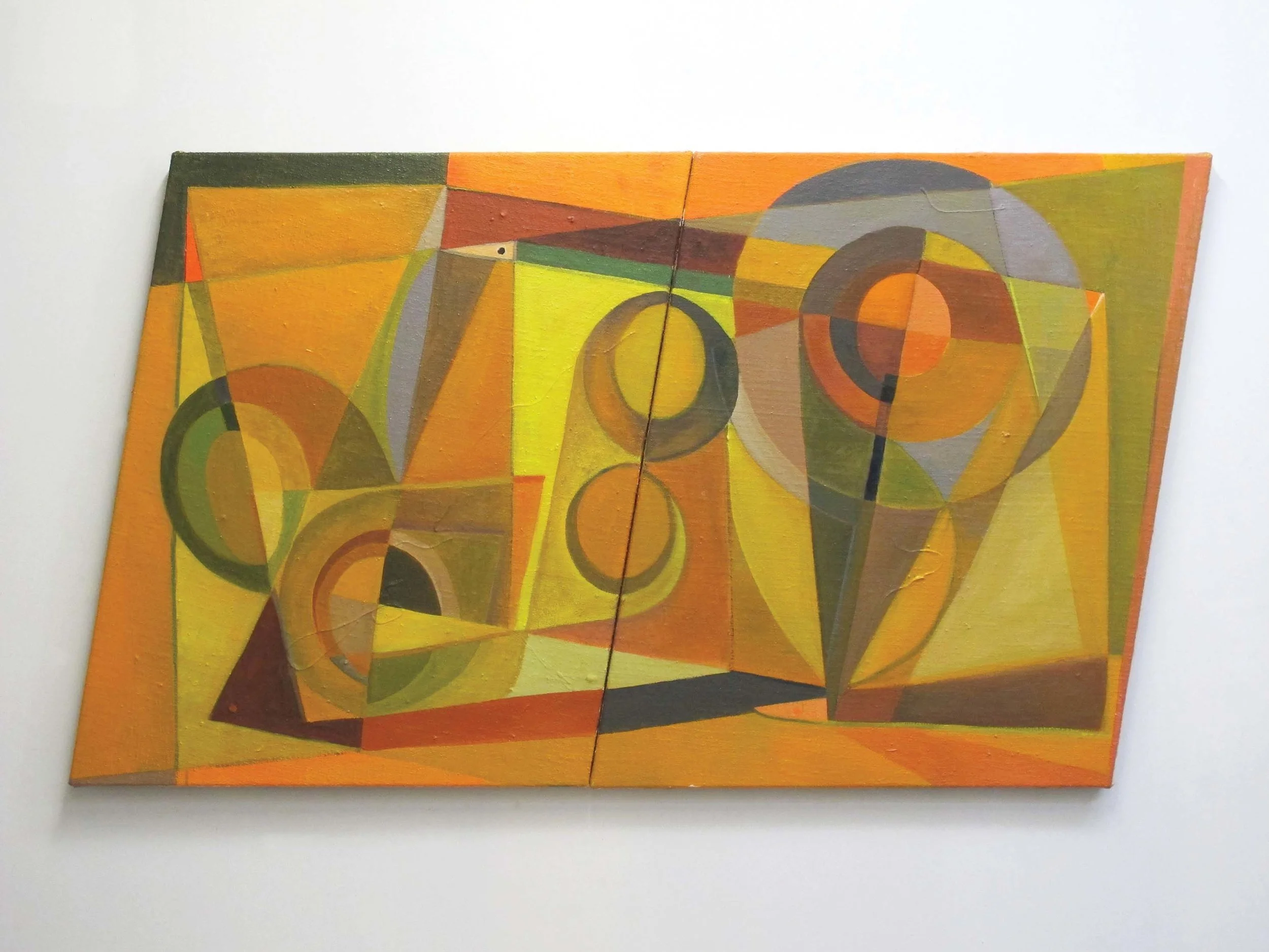 Imogen Taylor, Refusal To Yield (2018) Acrylic on hessian, 1100 x 2050mm