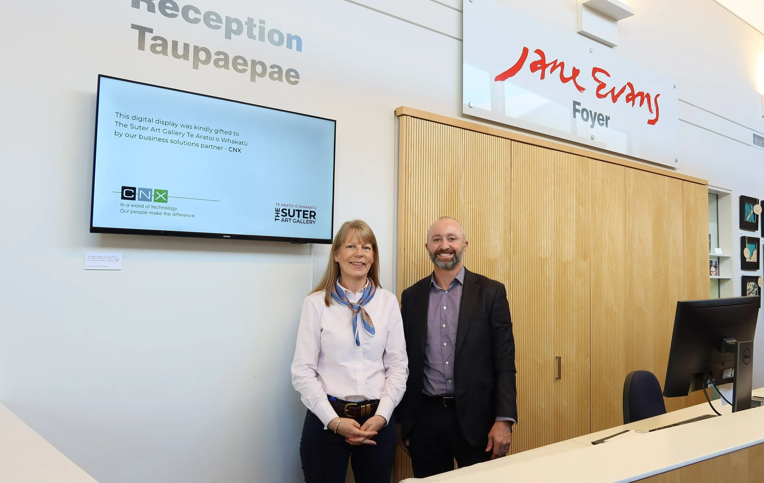 Tech support improves communication — The Suter Art Gallery