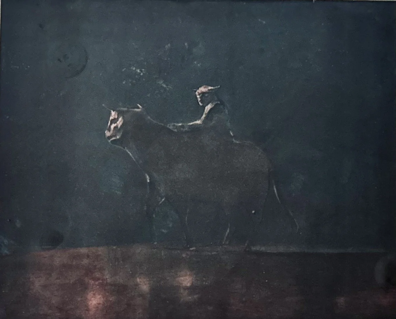    Jason Grieg, Brotherhood of the Dog, 2005, Monoprint on paper, 700 x 700mm (framed) 