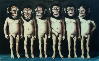 Joanna Braithwaite, Monkey Puzzle, Oil on canvas, 13950 x 2300mm (unframed) 