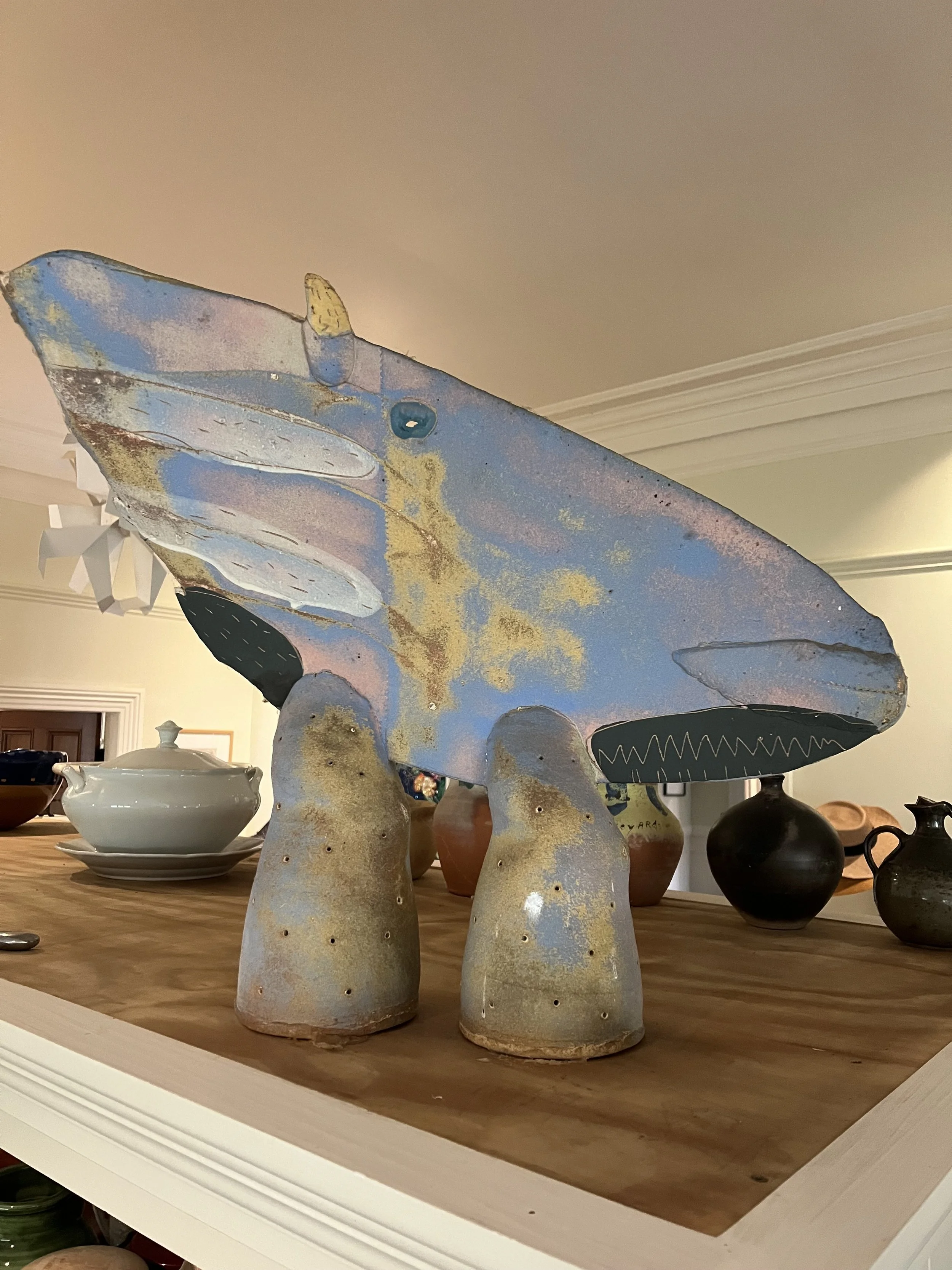 Steve Fullmer, Walking Mudfish c.1980s, Stoneware, Various dimensions 