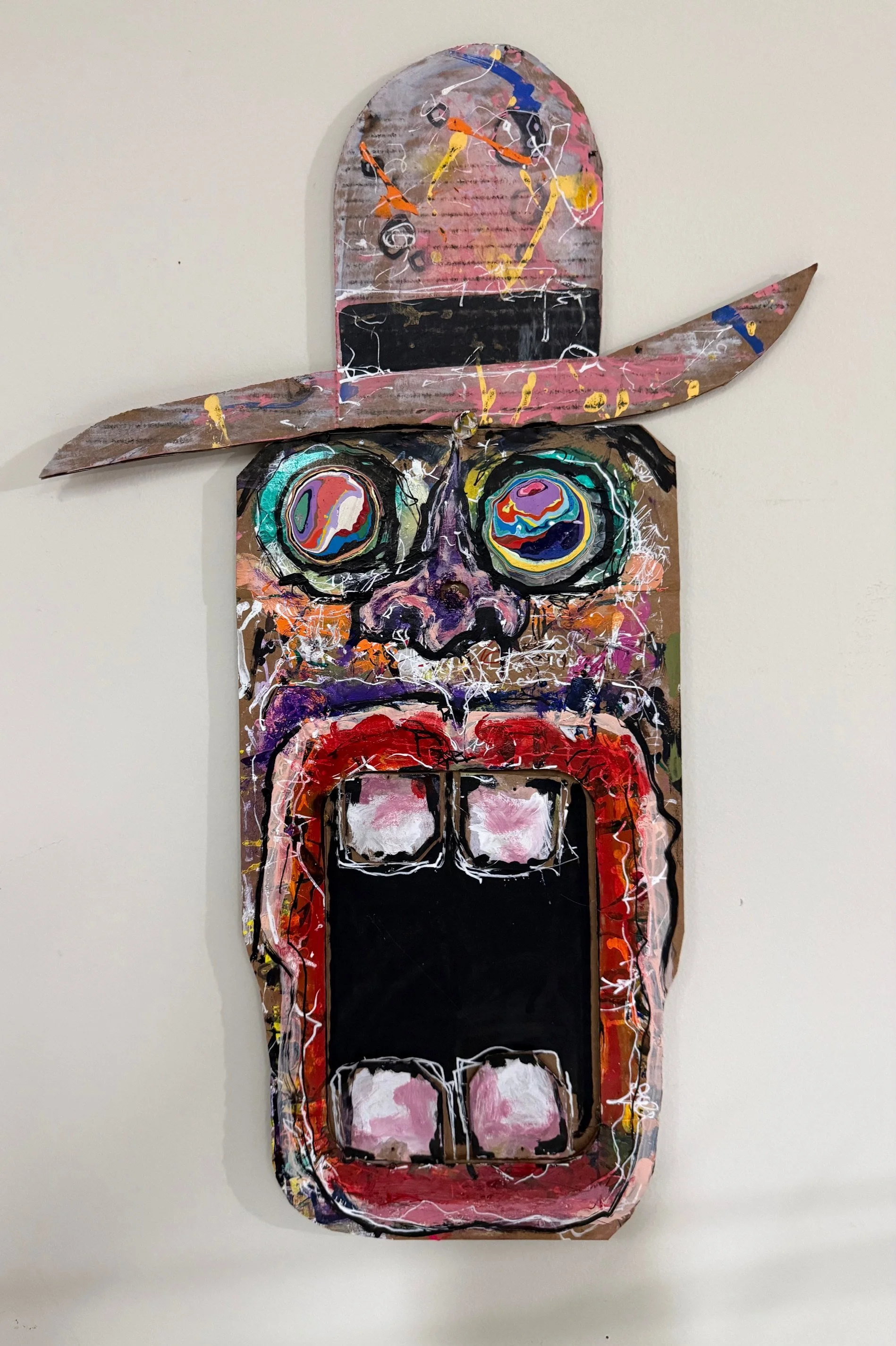 Screaming While Wearing A Cowboy Hat