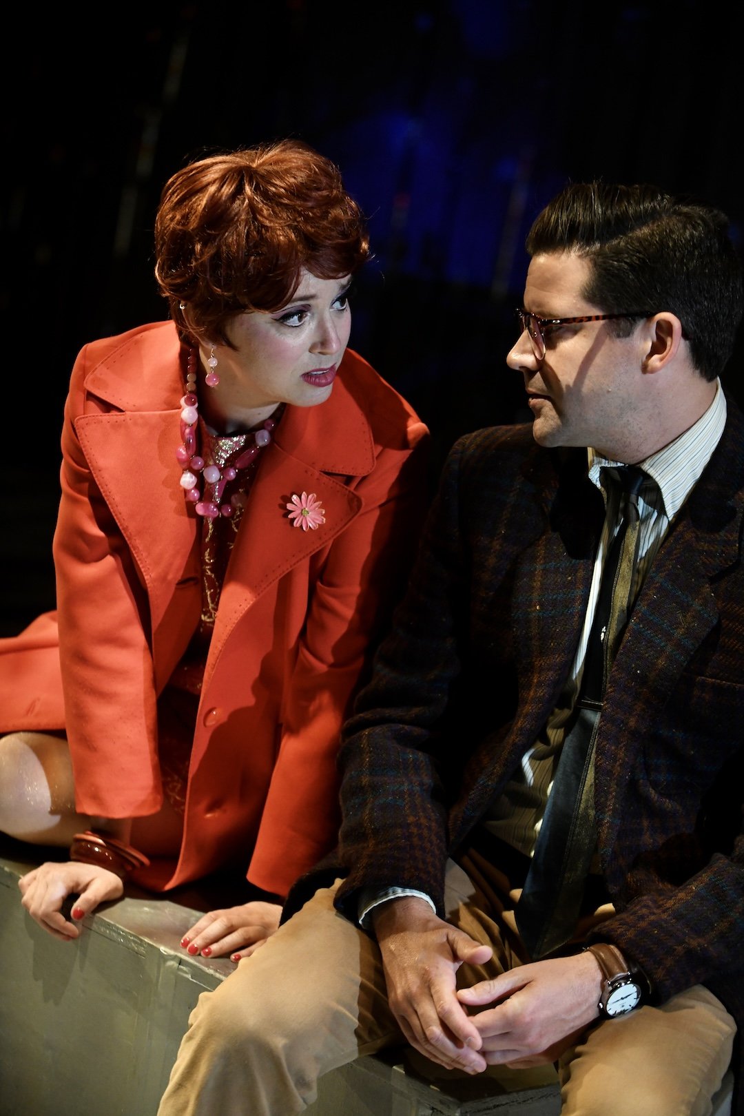 Ruby Day (Charity Hope Valentine) and Jeffrey Brian Adams* (Oscar Lindquist) in
San Jose Stage Company’s “Sweet Charity”
June 4–29, 2025