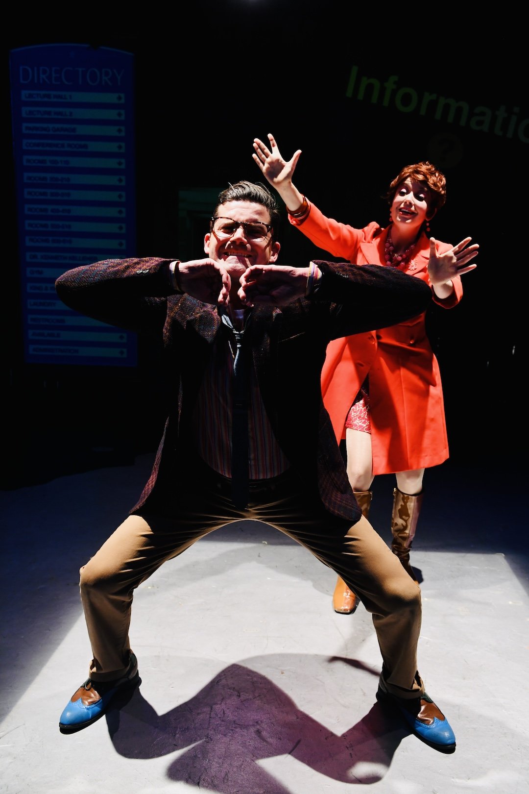 Ruby Day (Charity Hope Valentine) and Jeffrey Brian Adams* (Oscar Lindquist) in
San Jose Stage Company’s “Sweet Charity”
June 4–29, 2025