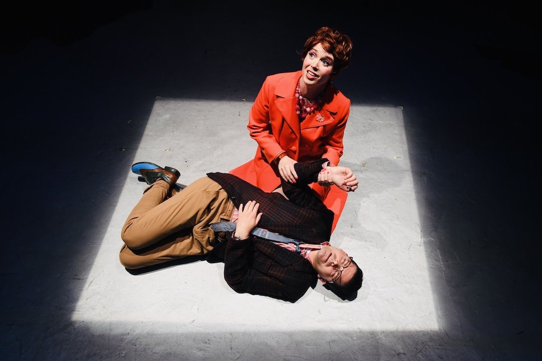 Ruby Day (Charity Hope Valentine) and Jeffrey Brian Adams* (Oscar Lindquist) in
San Jose Stage Company’s “Sweet Charity”
June 4–29, 2025