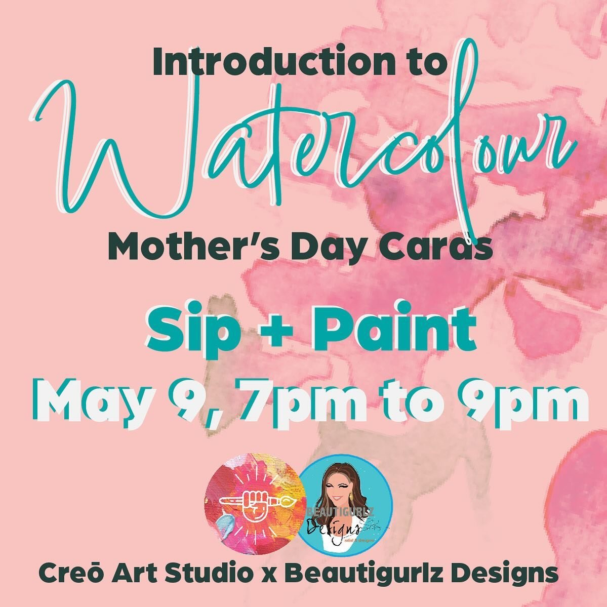 LAST CALL to Register for our Mother&rsquo;s Day Watercolour Workshop happening this Thursday May 9th from 7pm-9pm

Taught by the very talented local artist, Scarlett Ballantyne @beautigurlzdesigns 

This class is for beginner and intermediate painte