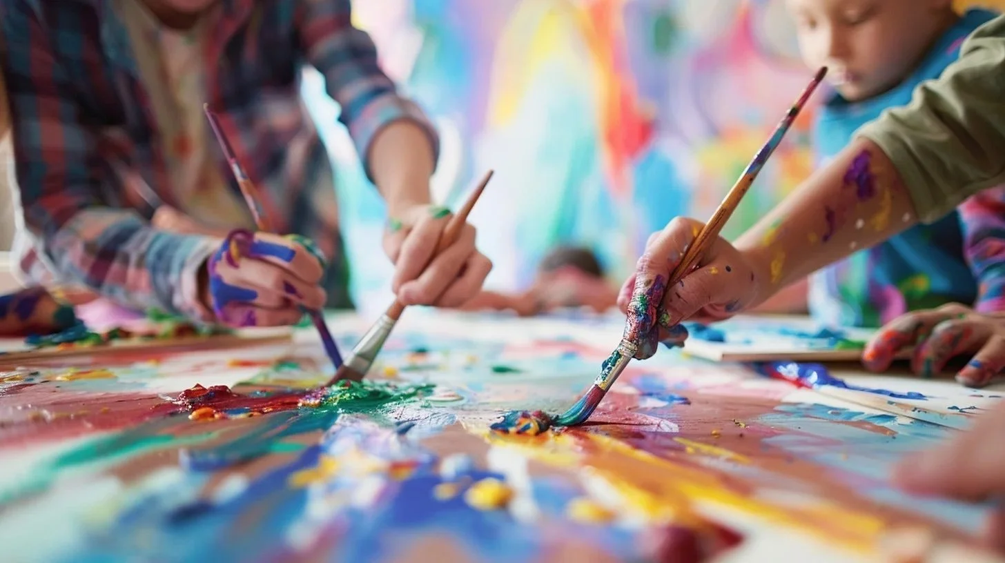 Family &amp; Kids - Family Day Collaborative Painting