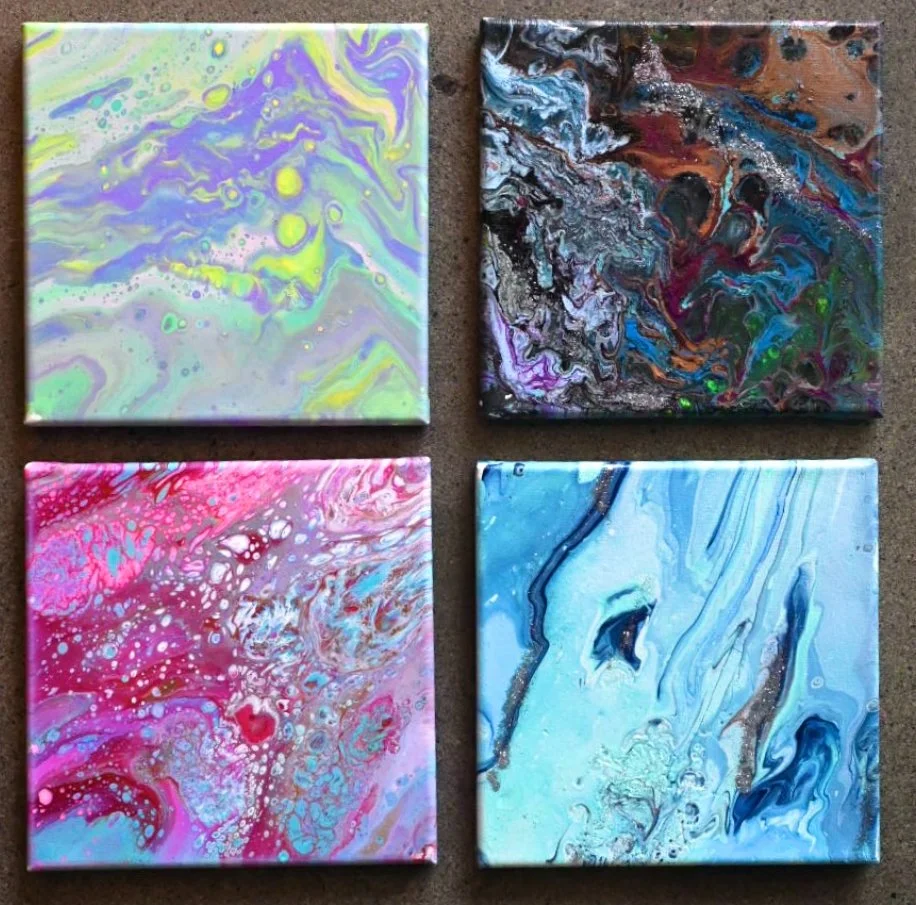 Introduction to Paint Pouring - Sip + Paint 
