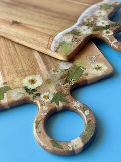 Dried Flower + Resin Charcuterie Board Workshop