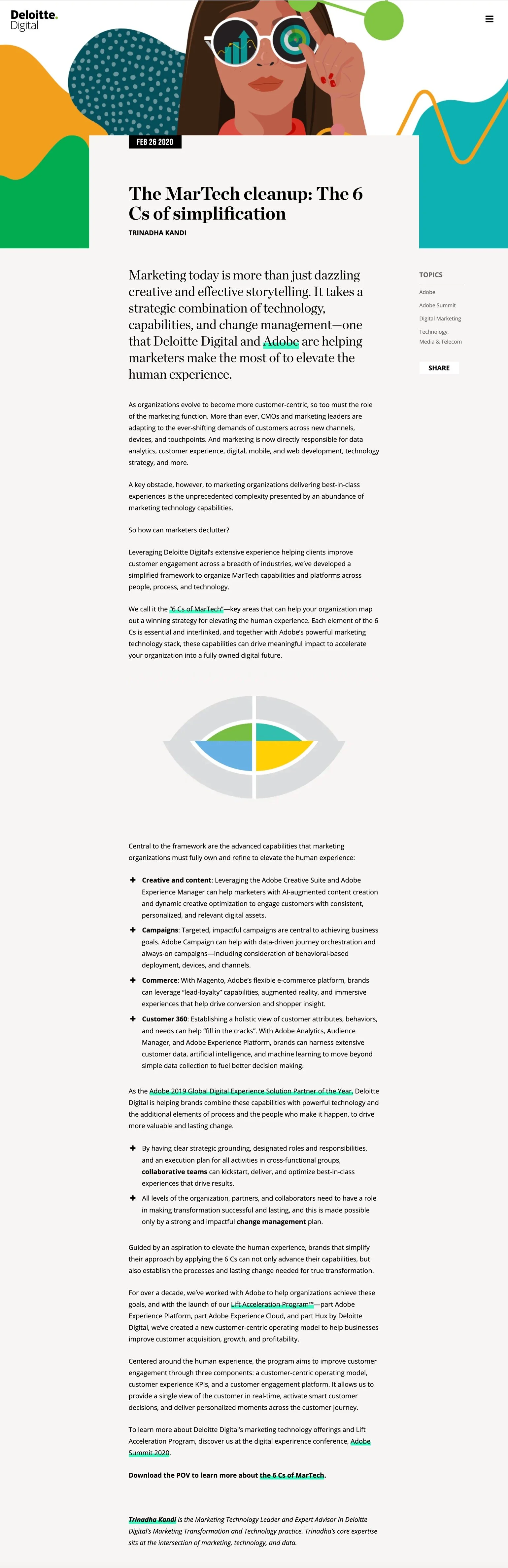 deloittedigital.com: The MarTech cleanup: The 6 Cs of simplification