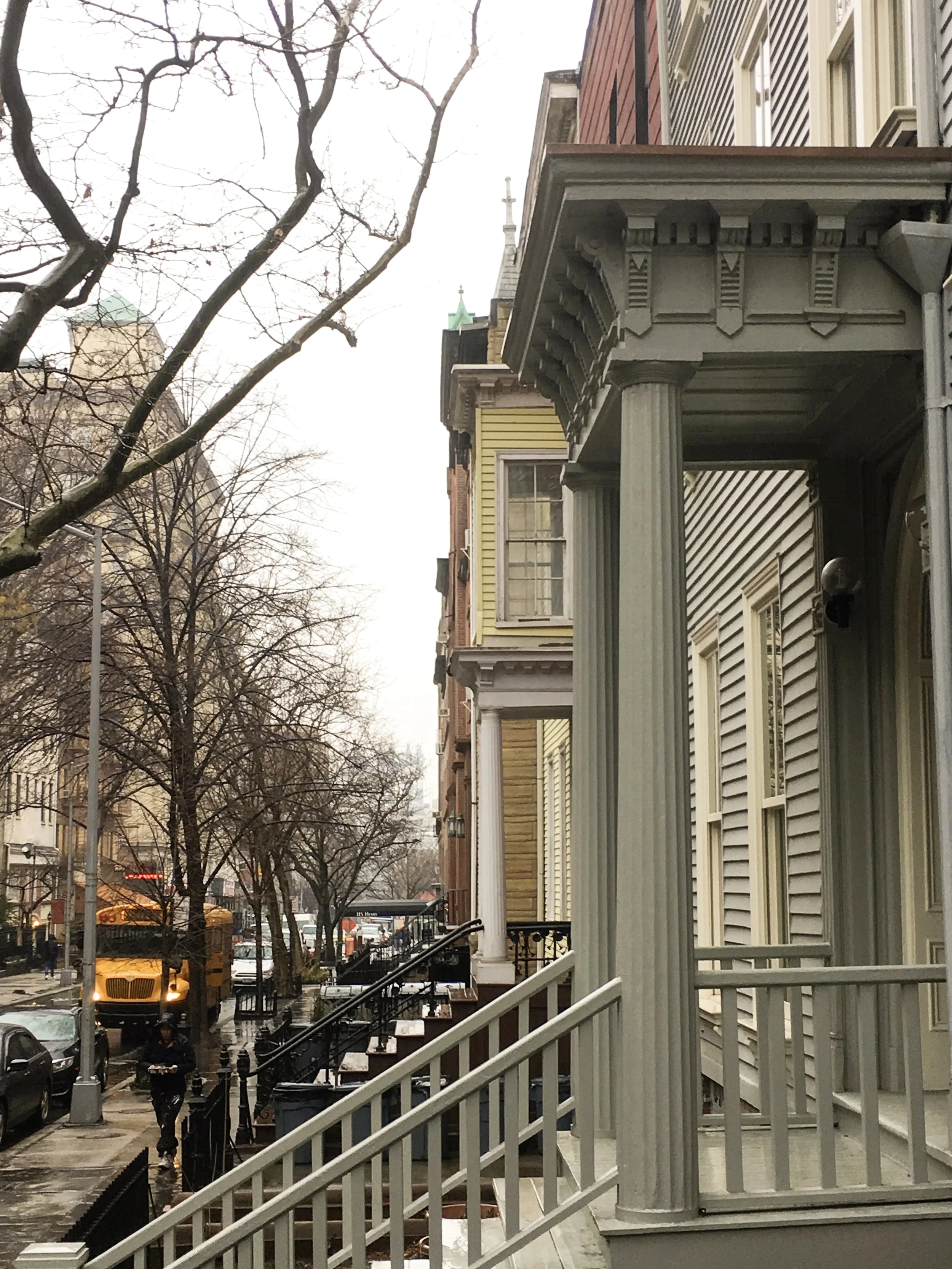 This beautiful block in Brooklyn Heights was the photo and very wet moment, that made me realize that I wanted to create a separate Instagram account. 
