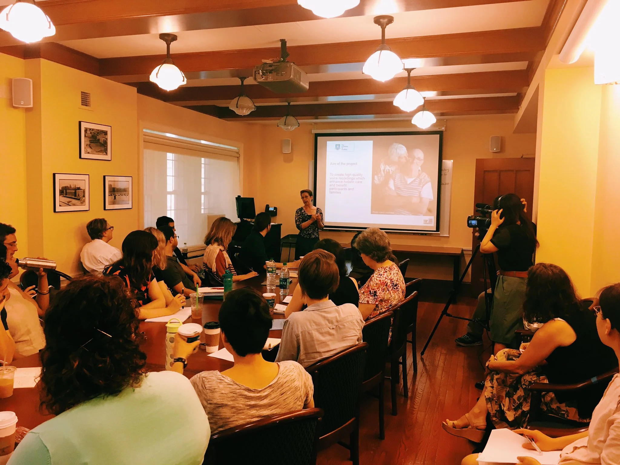 Dr. Winslow speaks at the 2017 CCOHR Oral History Summer Institute.