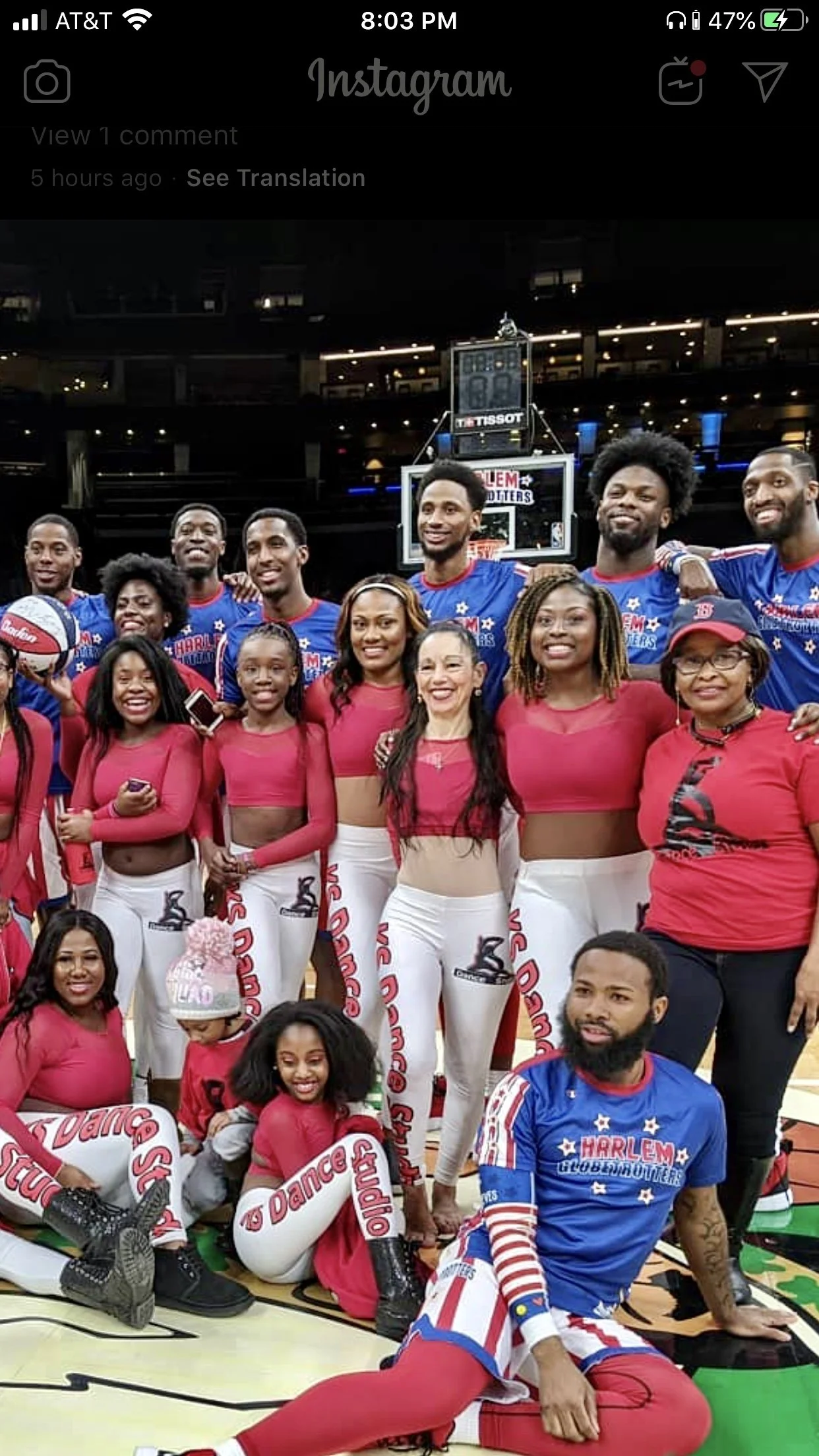 KS Dance Studio/Dancers United Performance for Harlem Globetrotters!