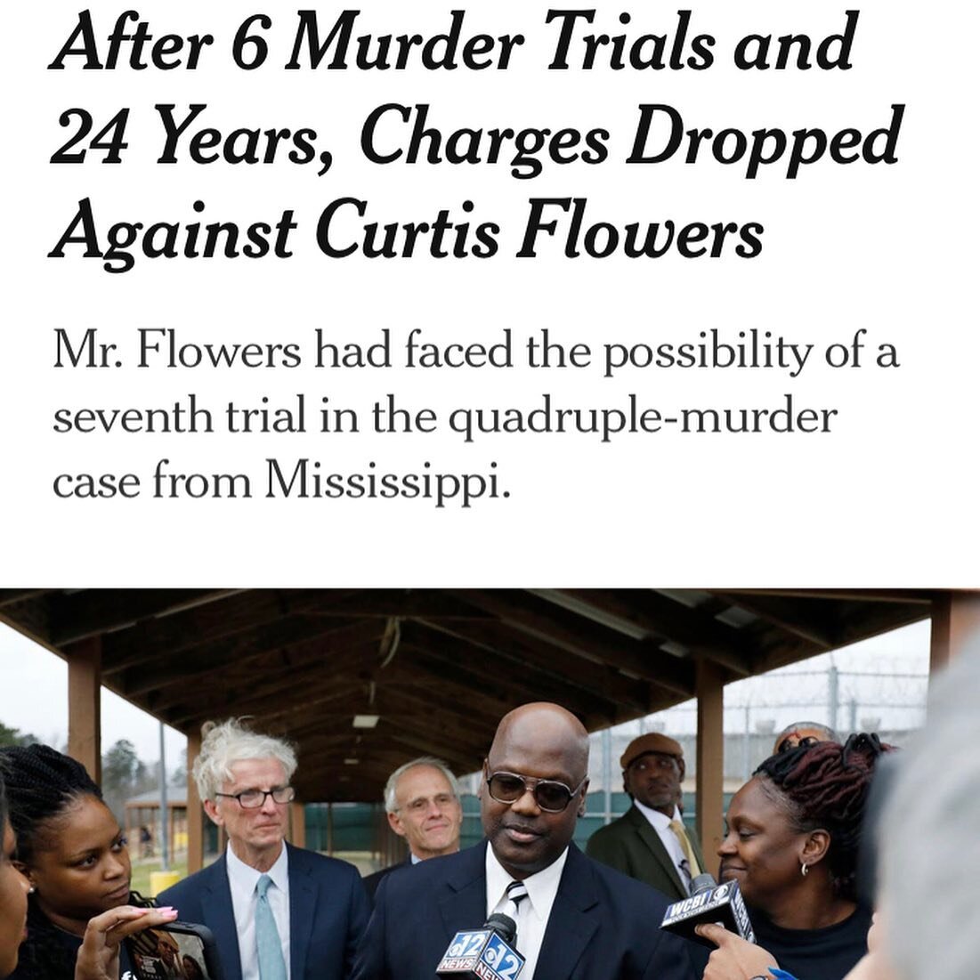 CURTIS FLOWERS&rsquo; CASE IS CLOSED!!! Link in bio. #jurydutyismyduty