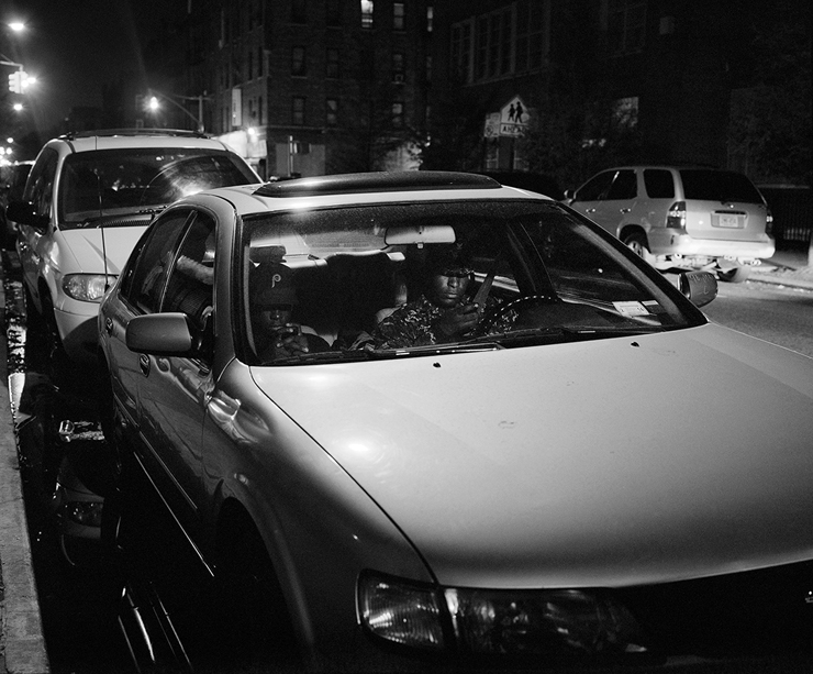 Brothers Waiting in Car