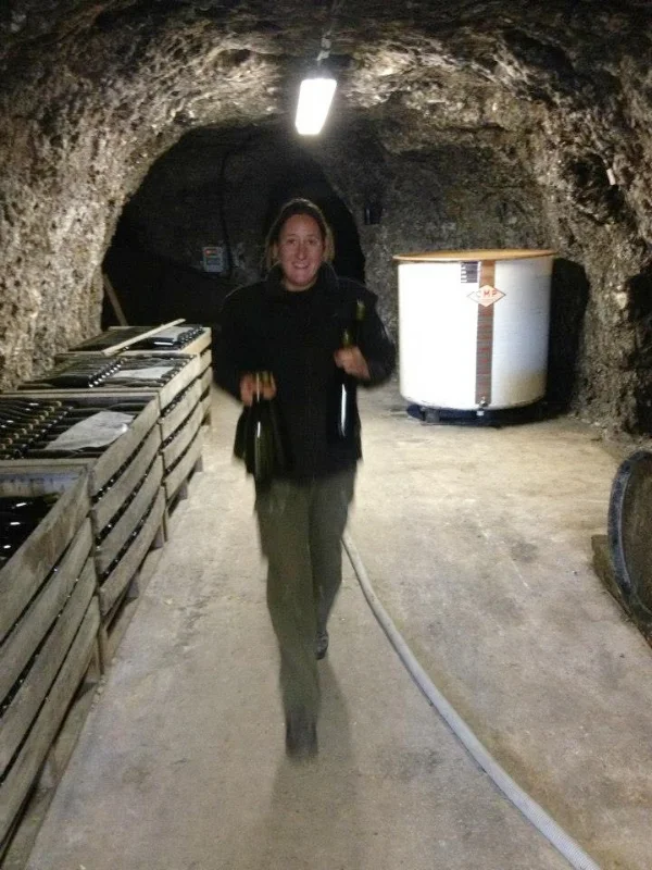 Anne in the cellar.jpg