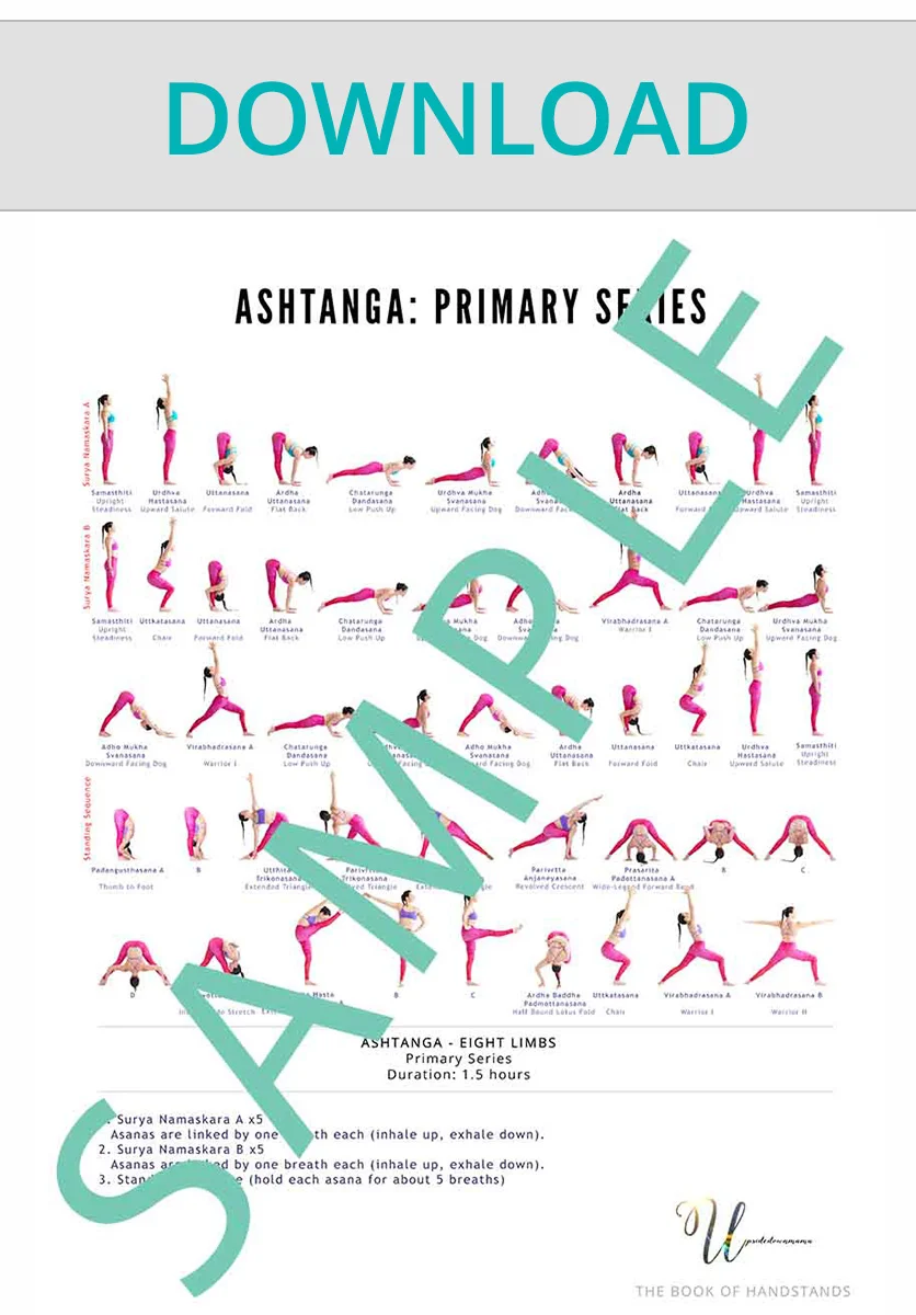 Ashtanga Primary Series Poster