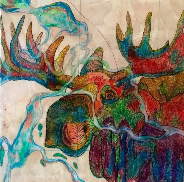 Moose Map, 12’x12’, SOLD