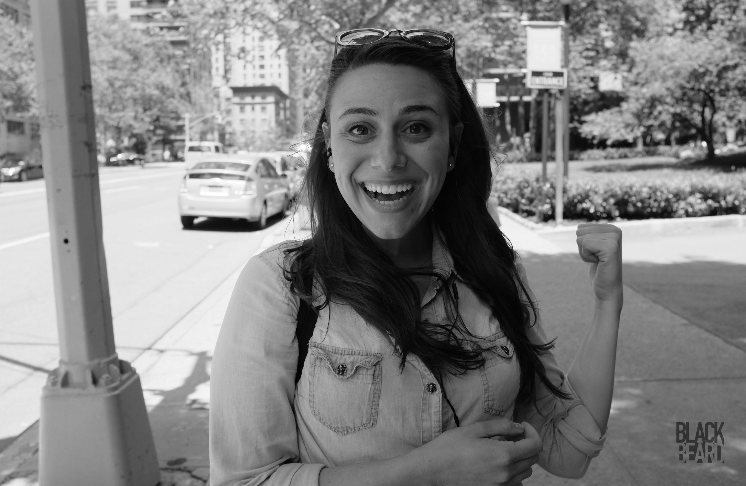  “Okay. Well… I am listening to ‘Don’t Rain On My Parade’ by Barbra Streisand. It’s on shuffle, but it’s definitely on a playlist that I created. The playlist is supposed to pump me up and make me feel really good. And this song in particular makes m