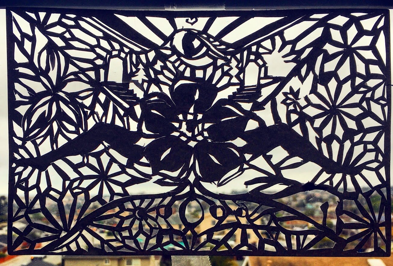   hand-cut paper, 2018  